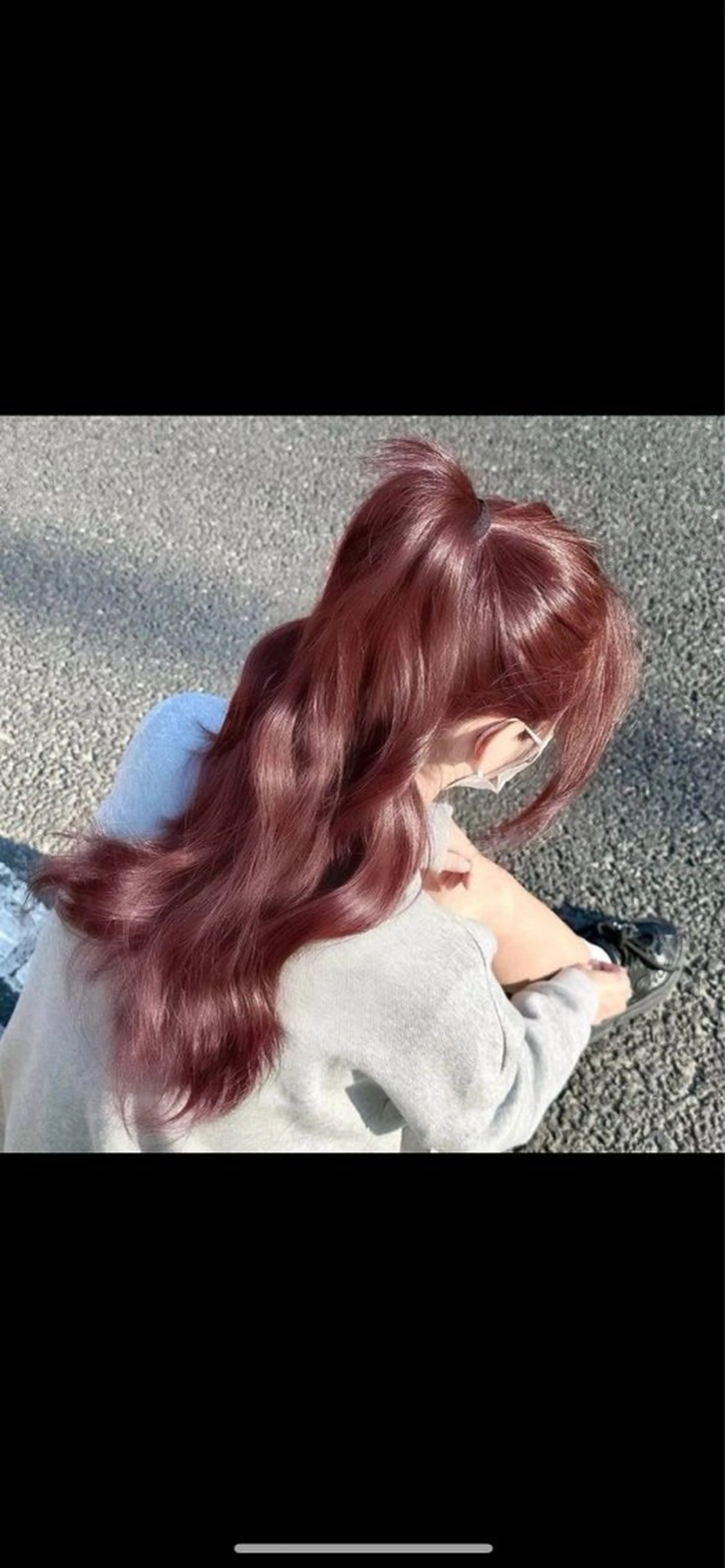 カラー ヘアカラー ブリーチなし🍒中韓 /暖色系🍒のヘアスタイル