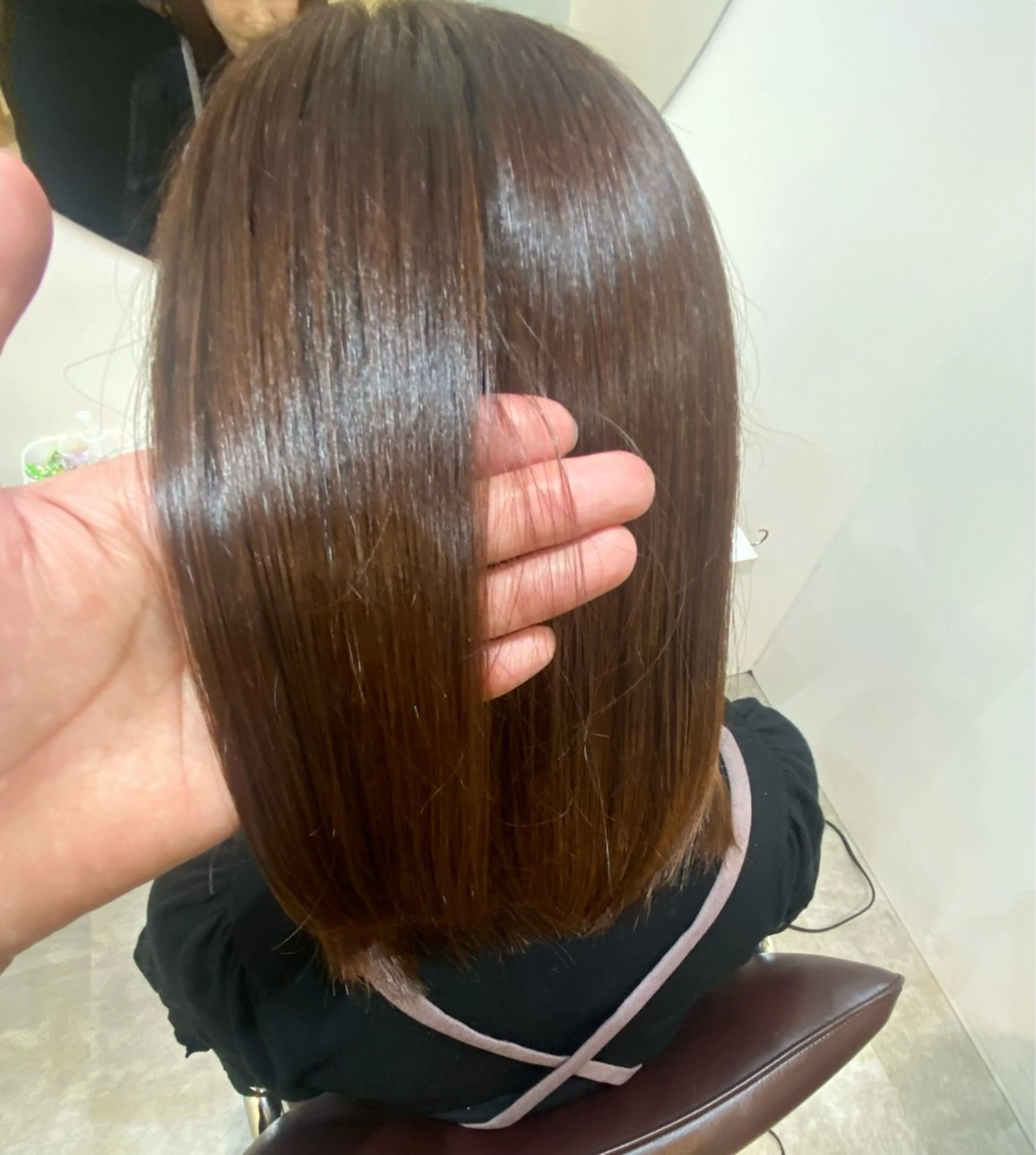 ミディアム カラー カット ヘアカラー トリートメント 艶髪　韓国ヘア　特化 Zina北千住　阿部のヘアスタイル