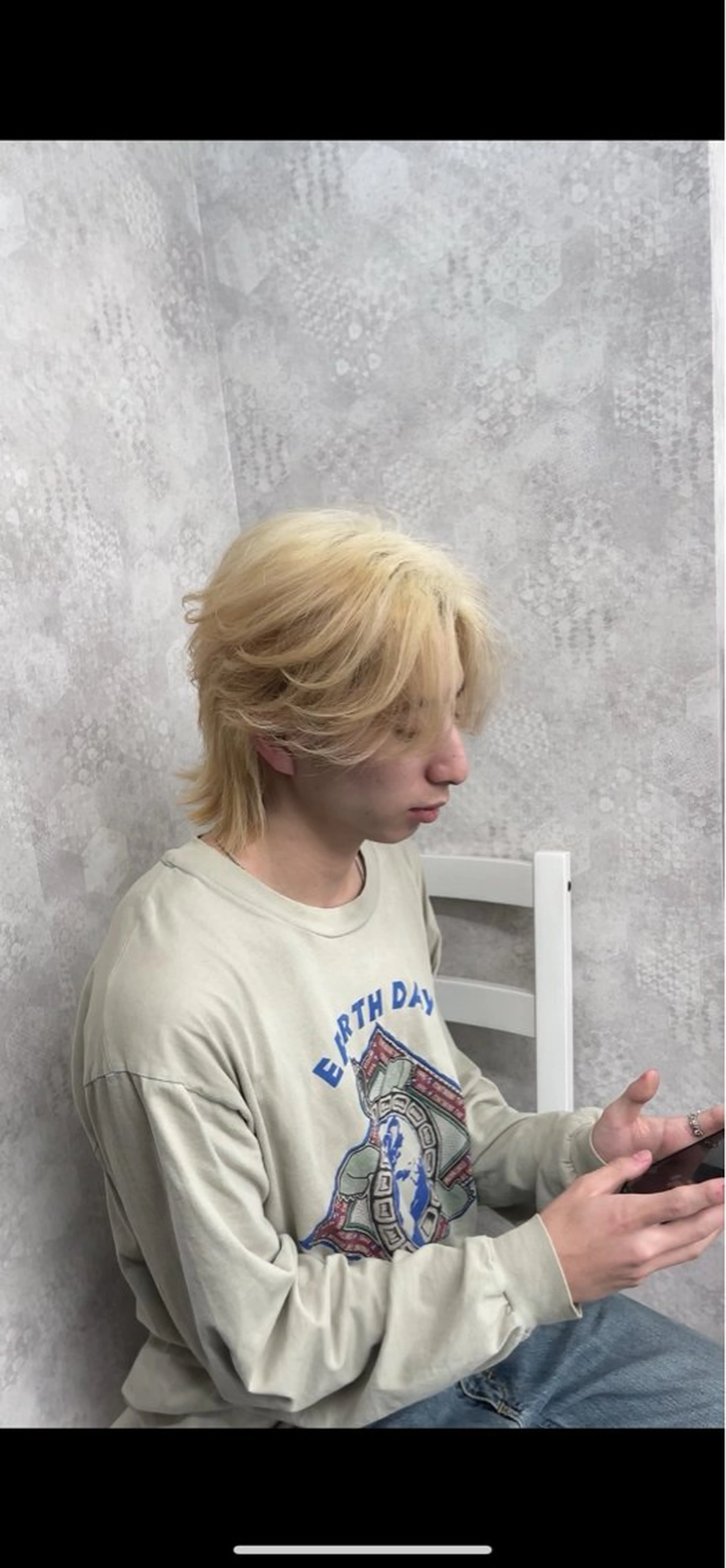 カラー メンズ ヘアカラー トリートメント ヘアセット 絶対に可愛く💍 tiam💍ブリーチのヘアスタイル