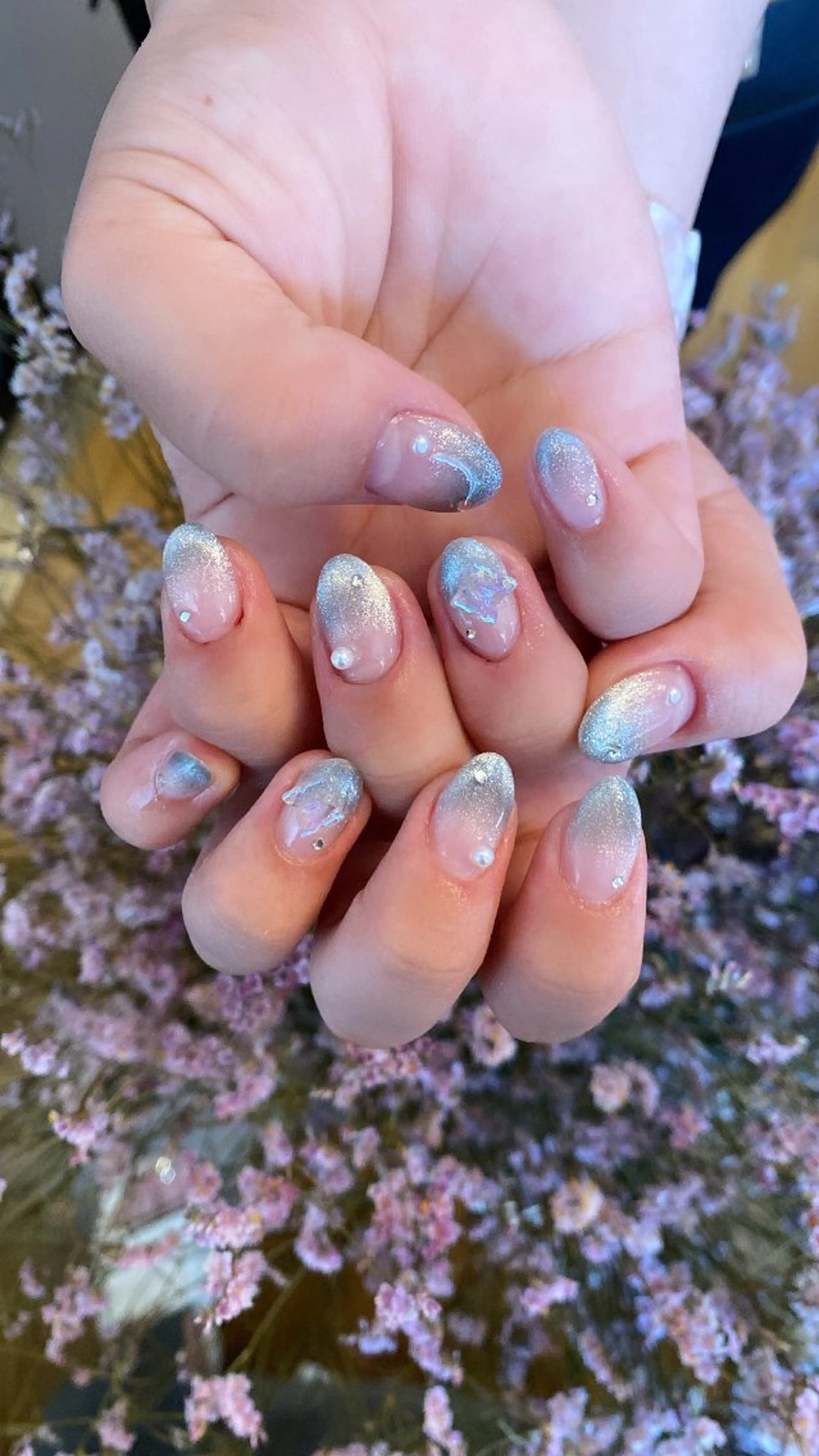 ネイル crystal ⭐︎ colorのネイルデザイン