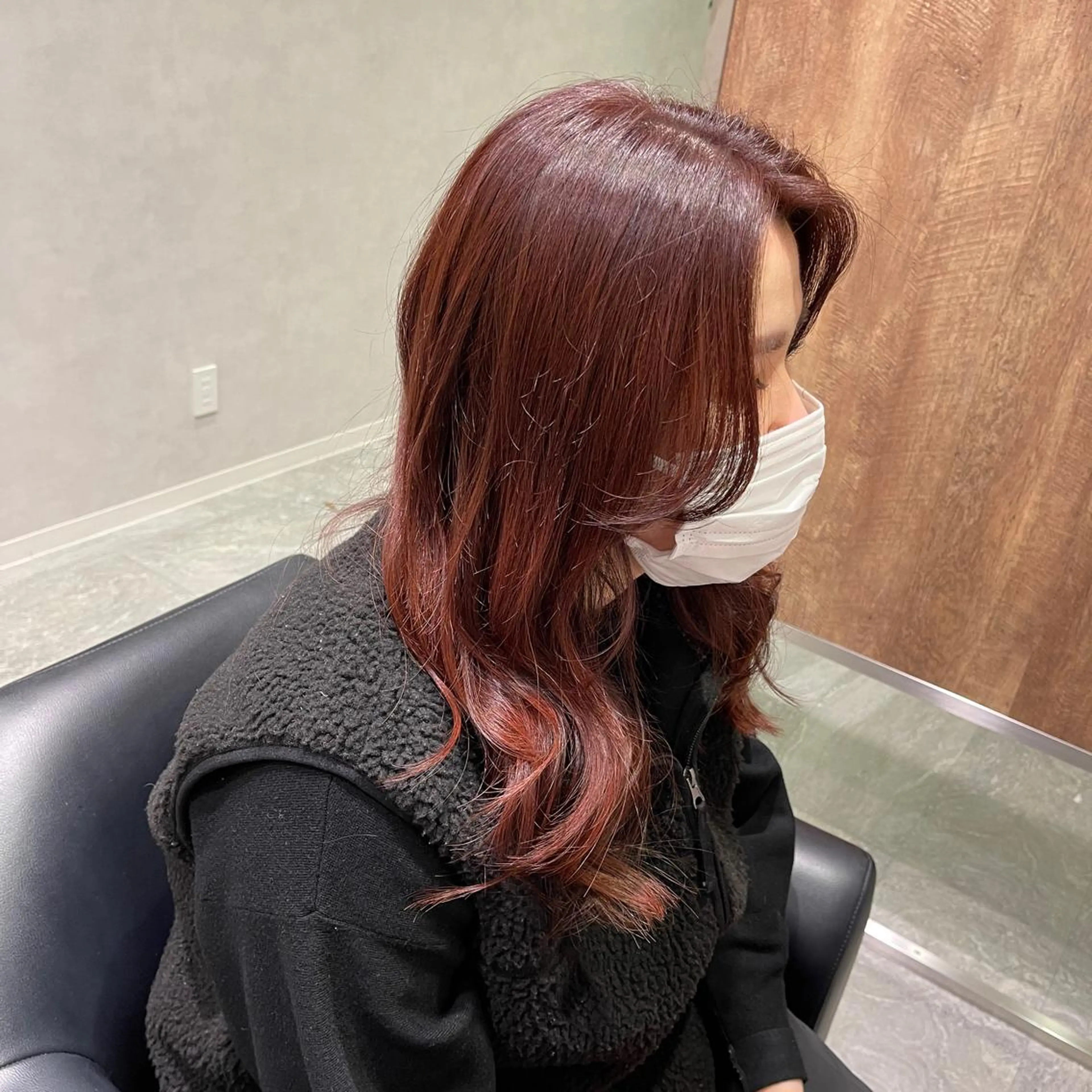 ロング ピンクブラウン AVANCE.セブンパーク天美松原店所属・髪質改善/レイヤー ✨平沼佑麻✨のヘアスタイル