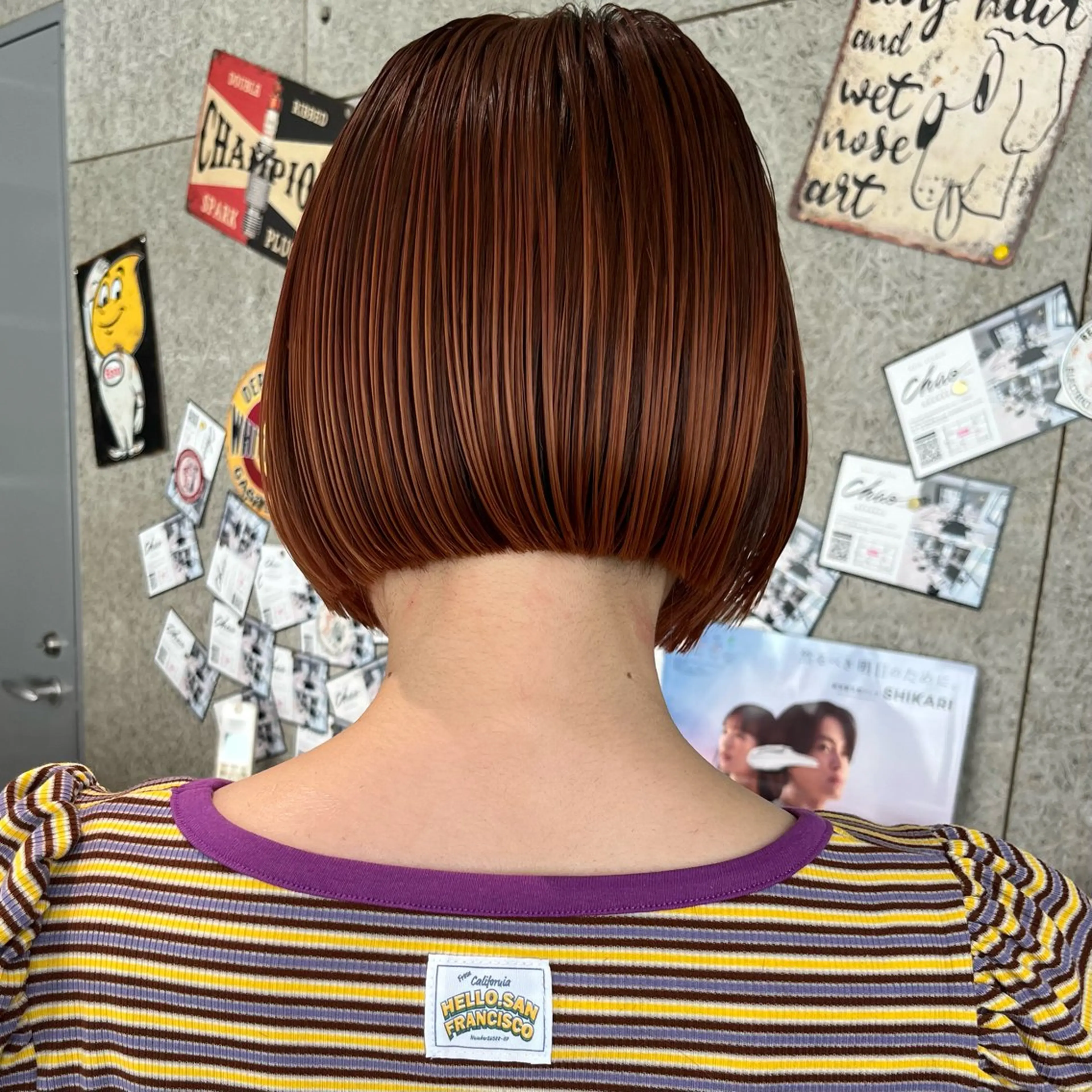 ショート ボブ/ショートボブ/ 岡山駅/別曽遥也のヘアスタイル