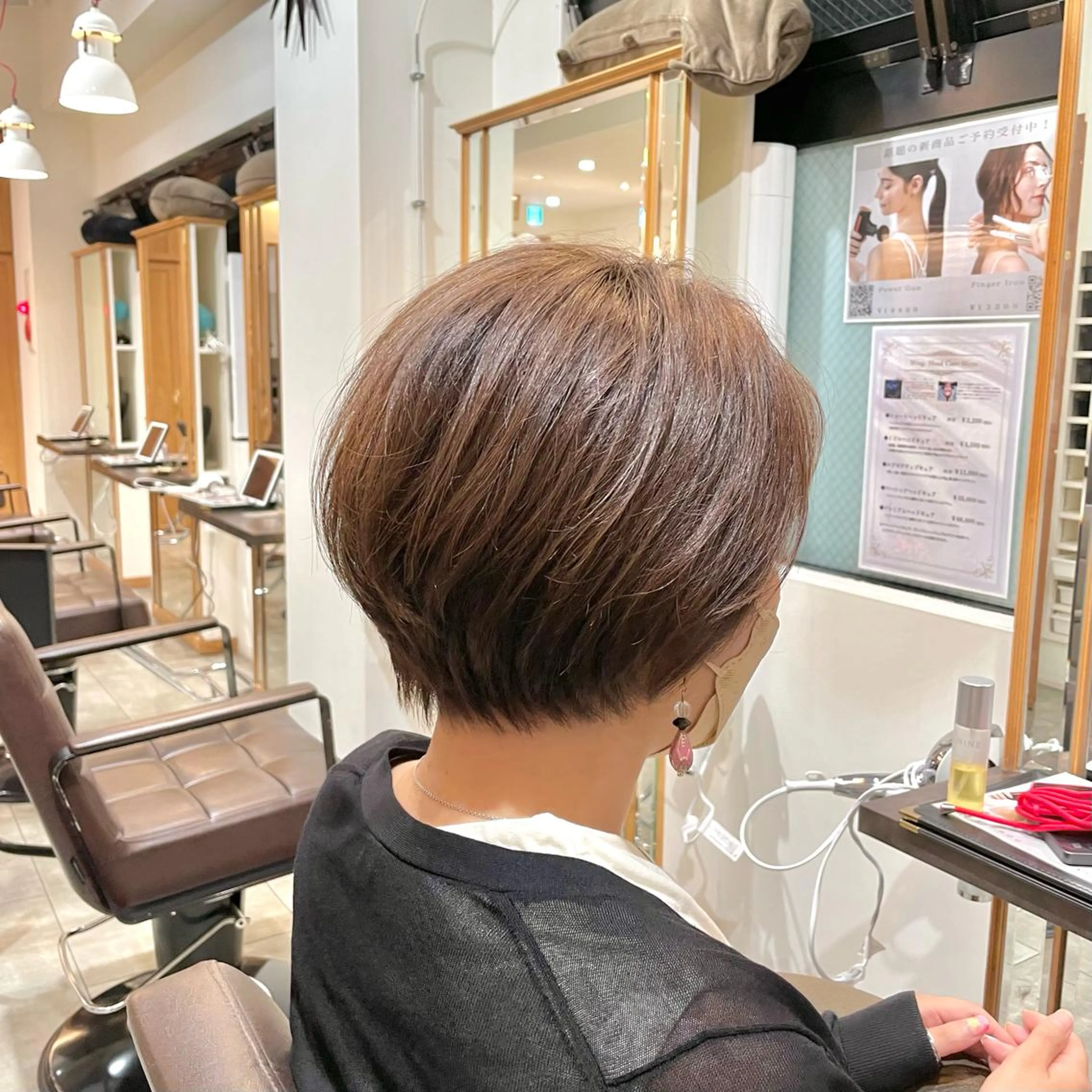 ショート カラー カット ヘアカラー トリートメント 中村 研介のヘアスタイル