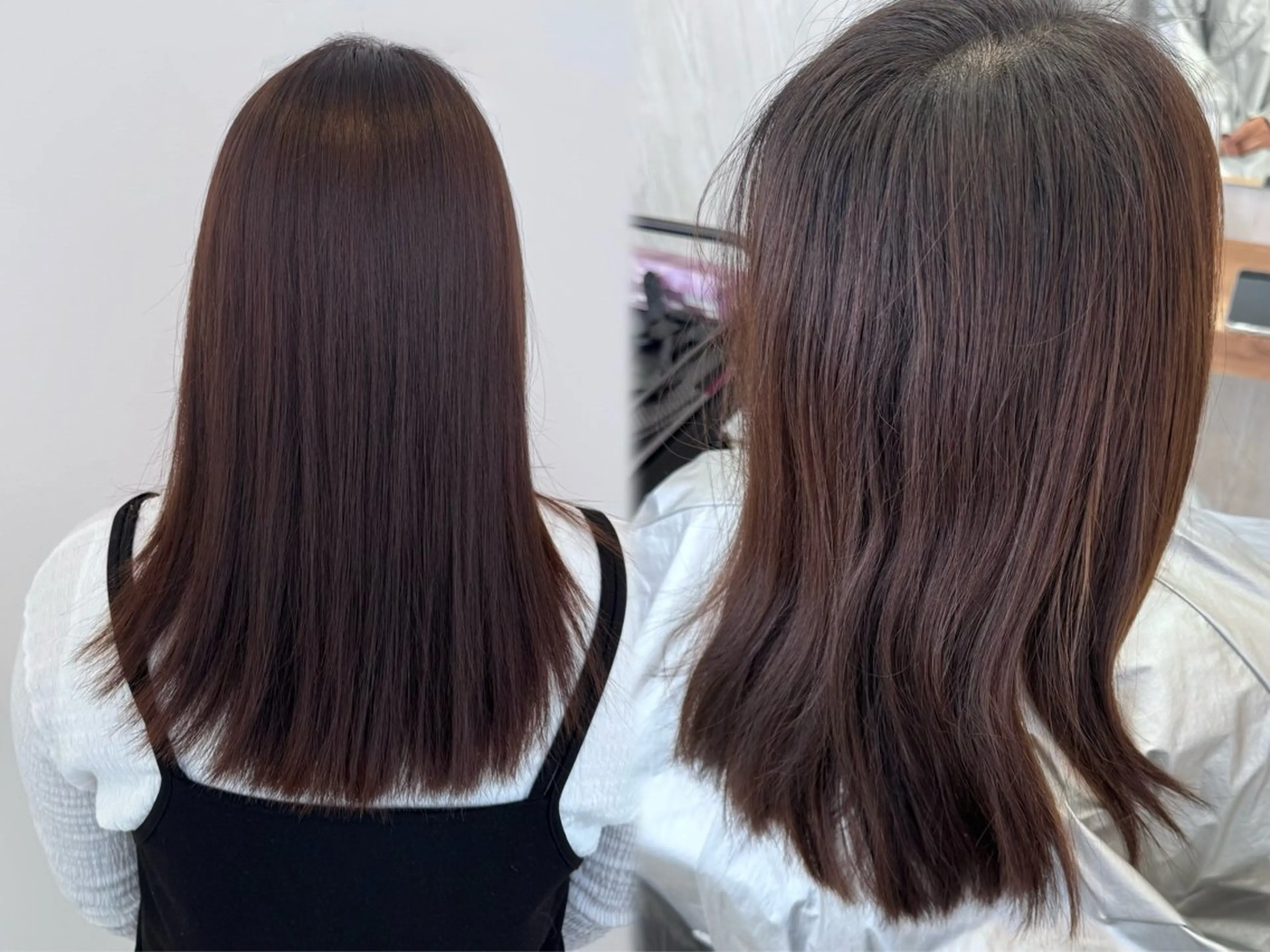 セミロング lapereau ayanaのヘアスタイル