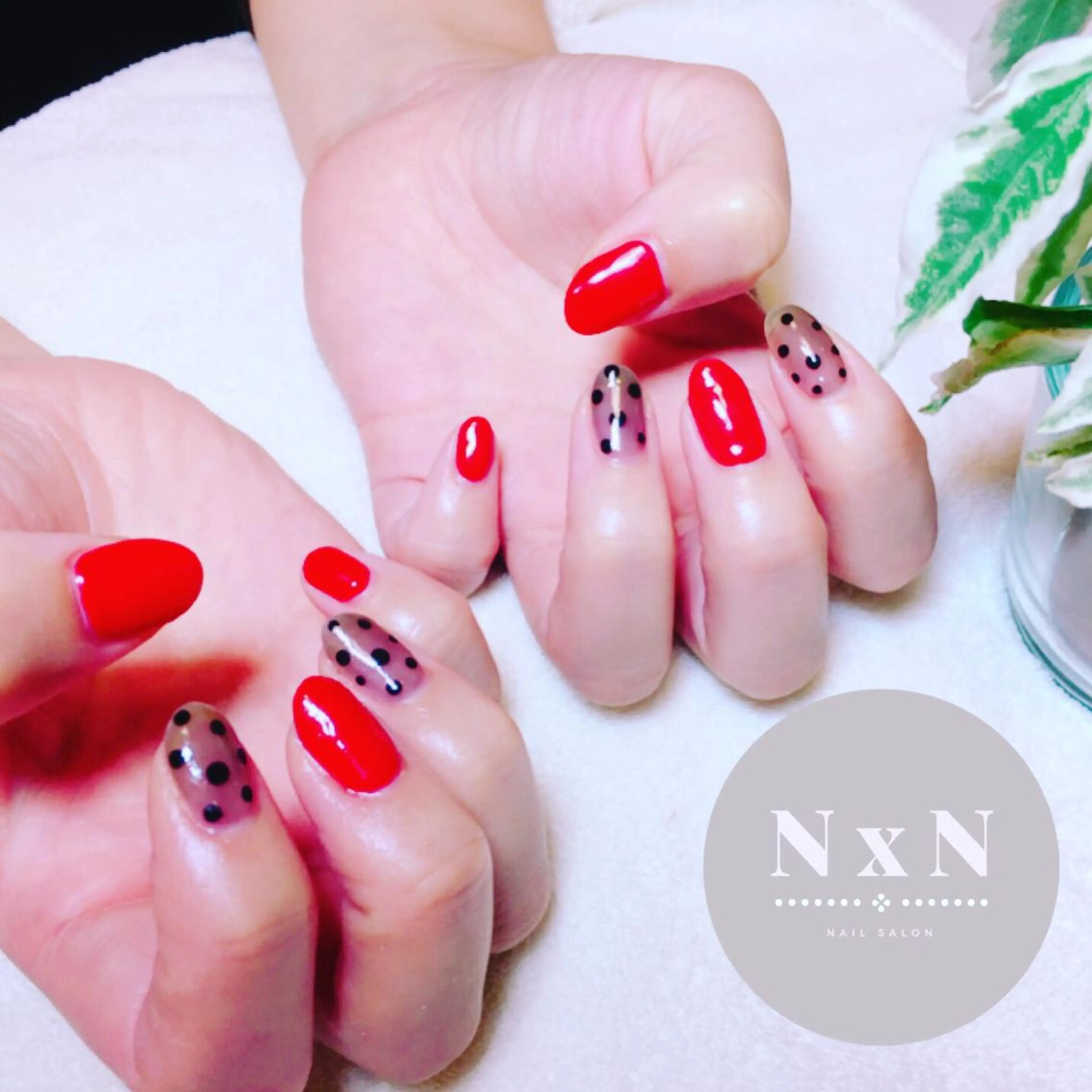 ネイル ドット ハンドネイル nail salon N×Nのネイルデザイン