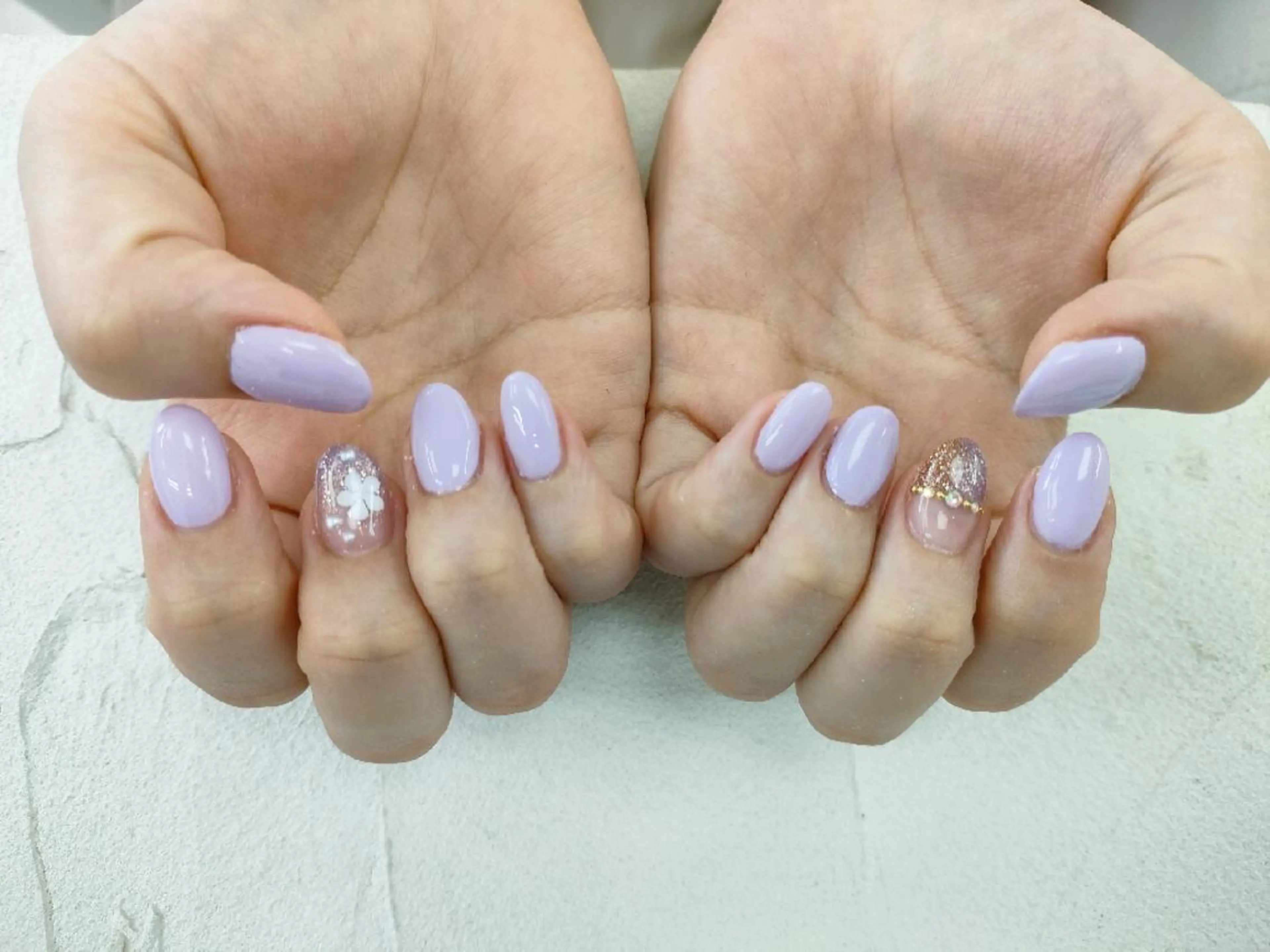 ネイル ラメ(グリッター) ラメグラデーション Bianca川越❄ Yanoのネイルデザイン