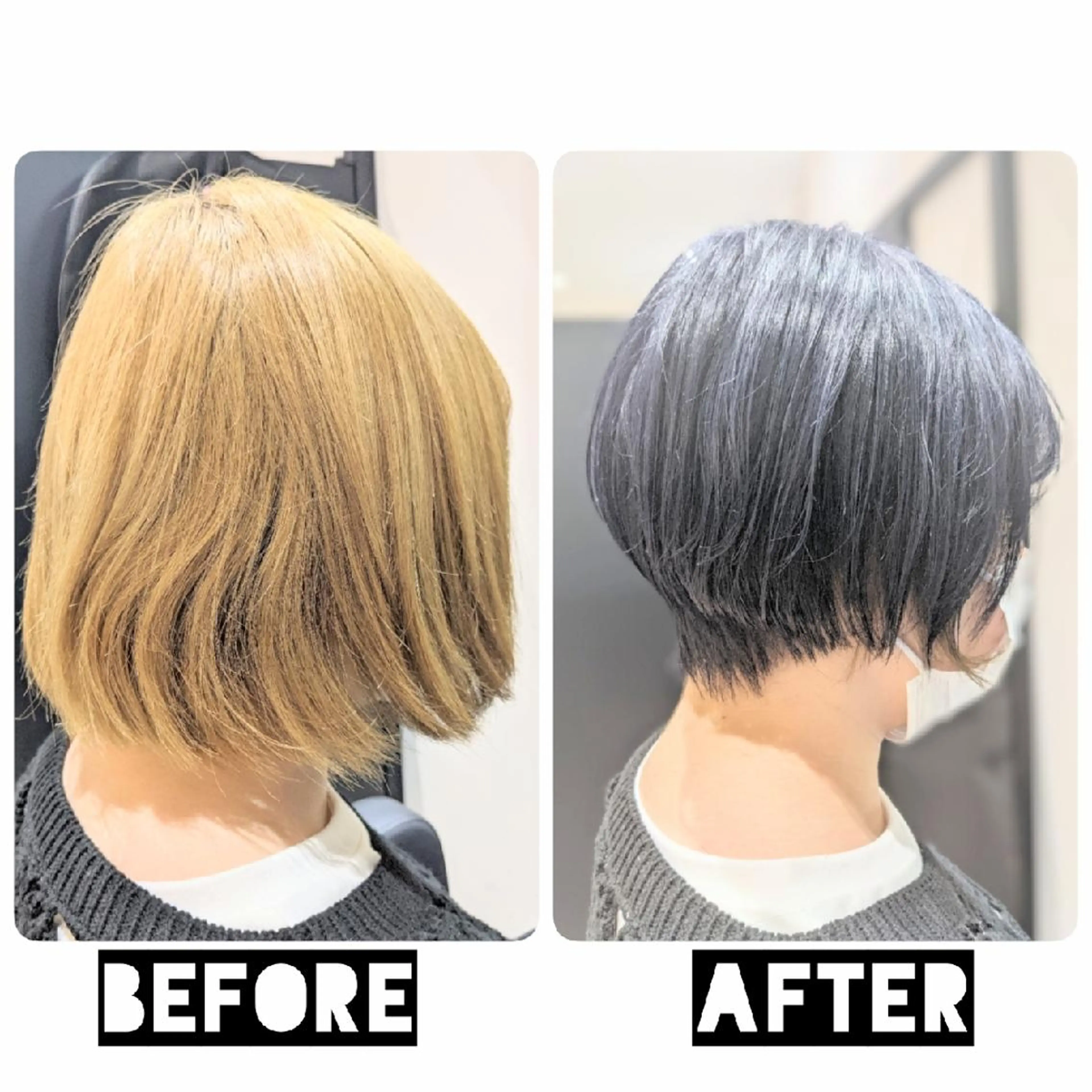 ショート カラー パーマ ヘアアレンジ カット ヘアカラー 心斎橋難波美容室店長 ディレクター中尾 祐のヘアスタイル