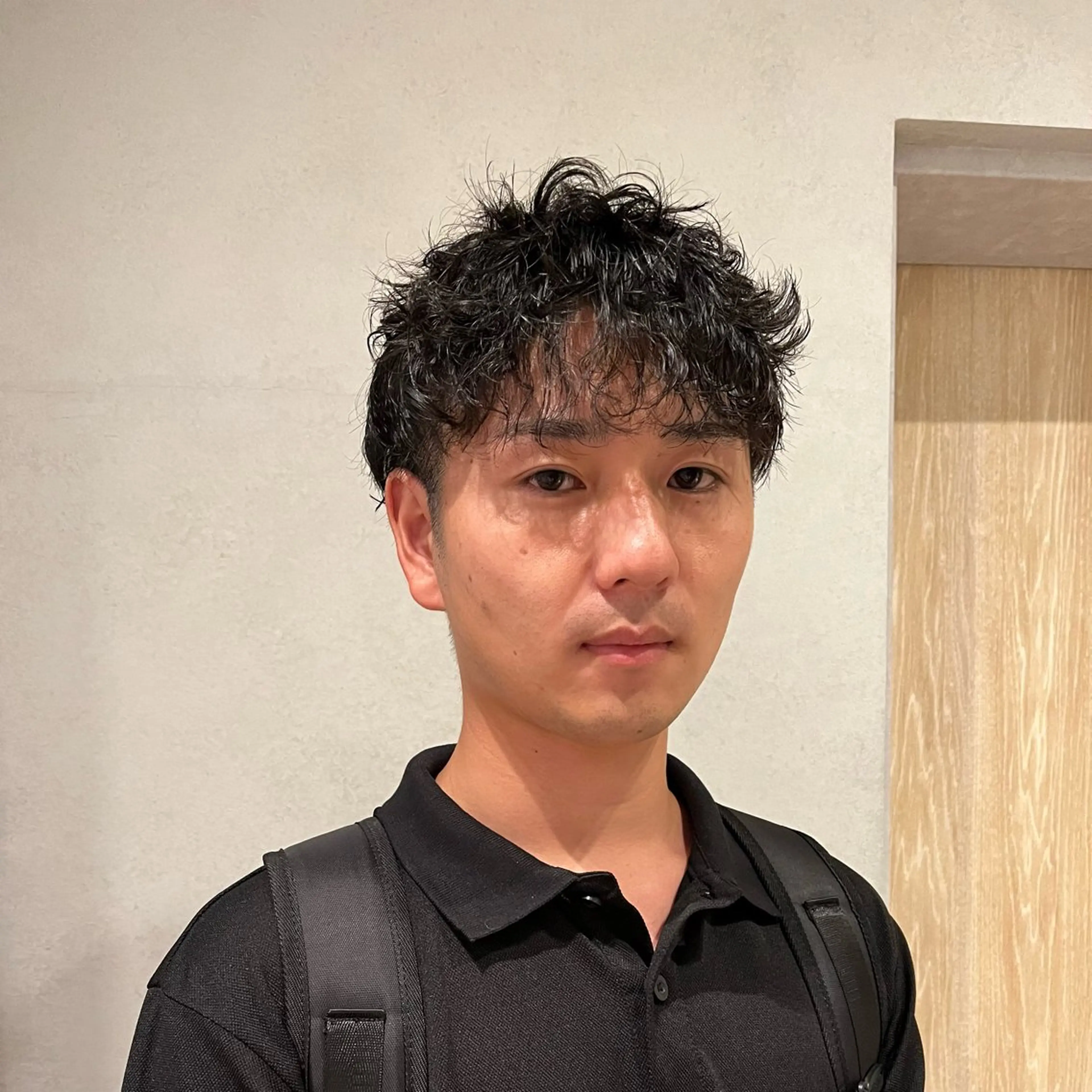 パーマ メンズ マッシュ メンズパーマ メンズショート 波巻きパーマ カット パーマ CANAAN hair salon 表参道店所属・🌿‬ナチュラルヘア /パーマ/蒼真🍃のヘアスタイル