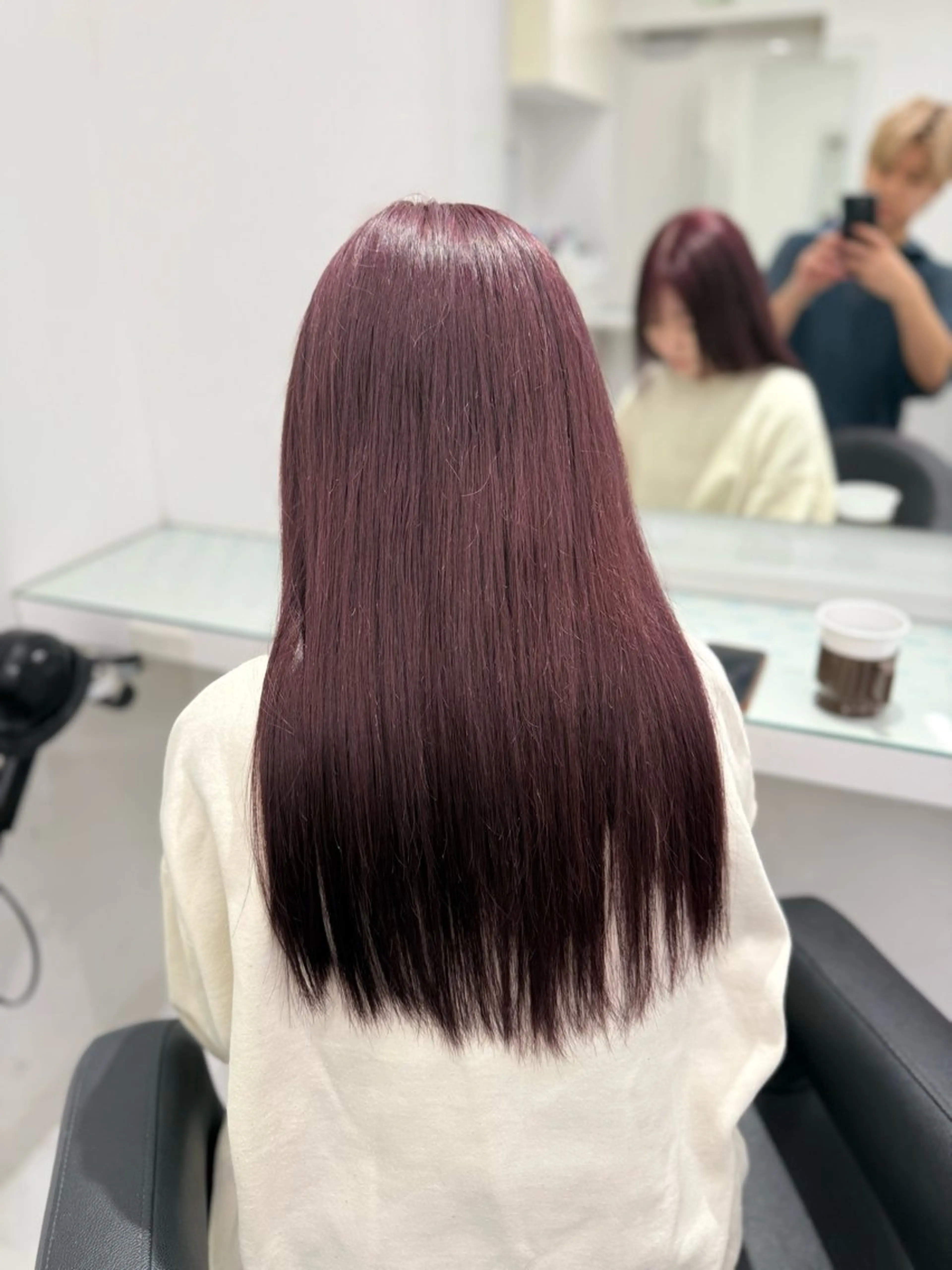 カラー ヘアカラー トリートメント ブリーチなし透明感 💗RYOTAのヘアスタイル