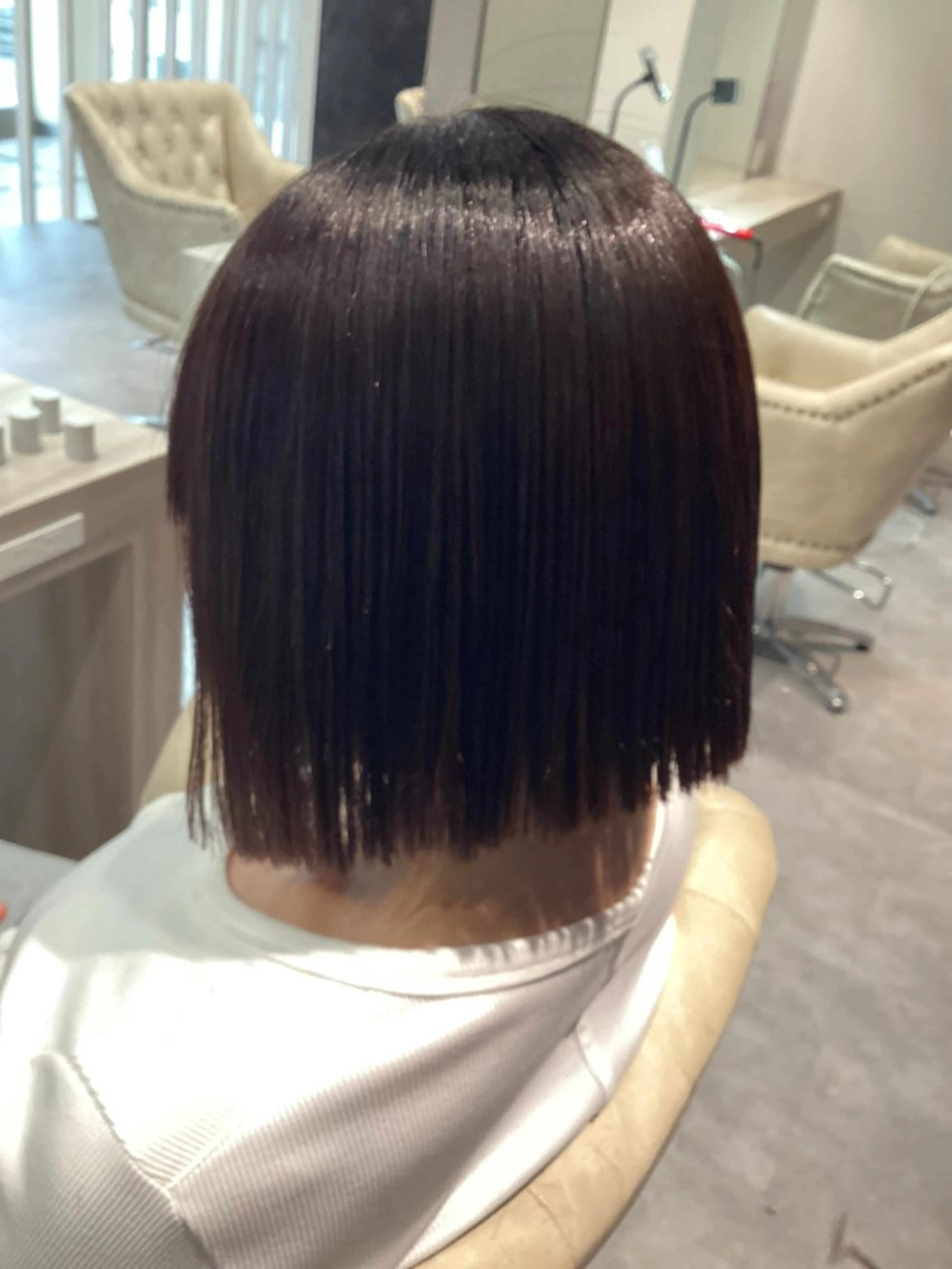 ショート カット 縮毛矯正 五ノ井 一世のヘアスタイル