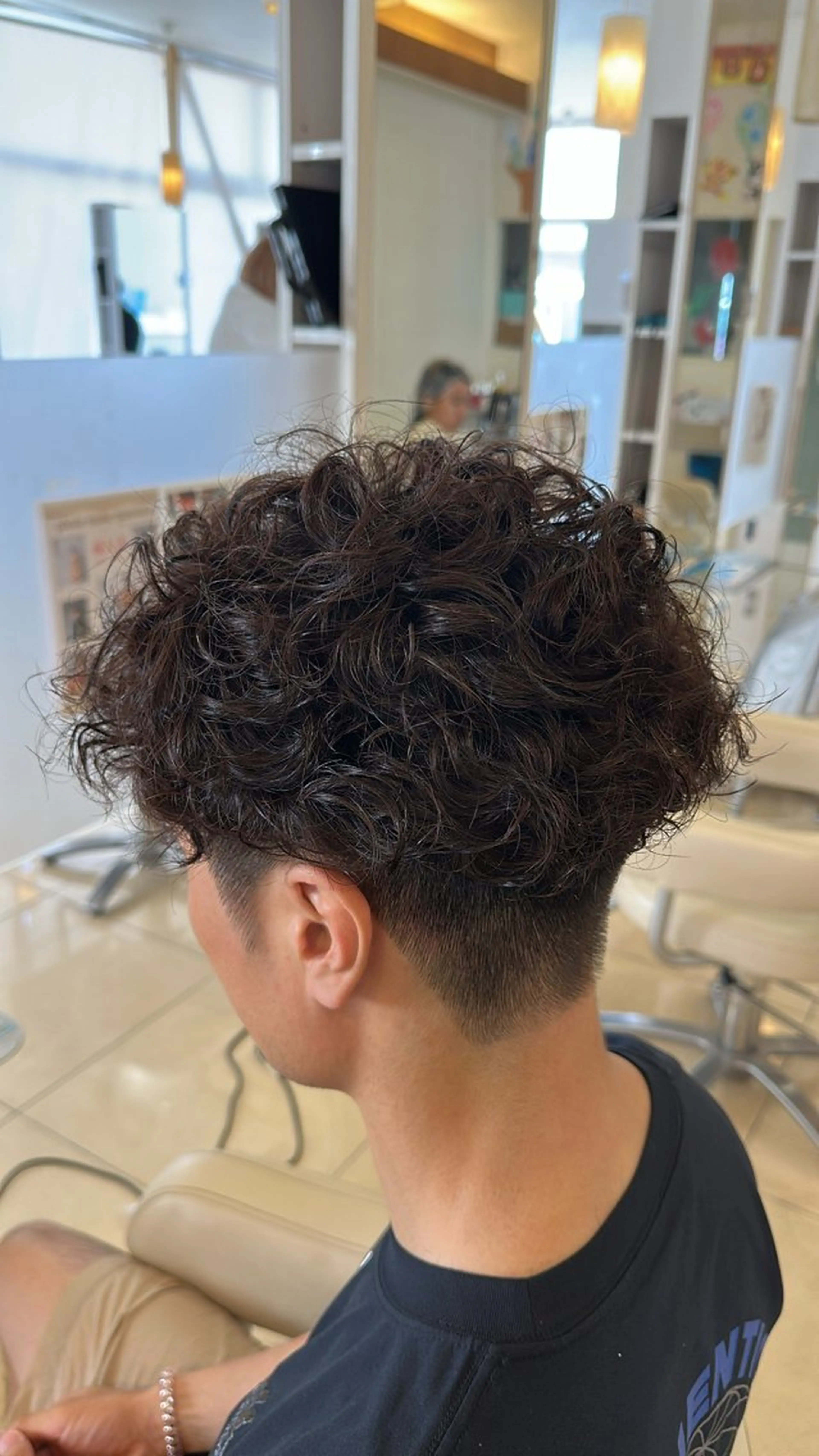 パーマ メンズ 大石 久琉美のヘアスタイル
