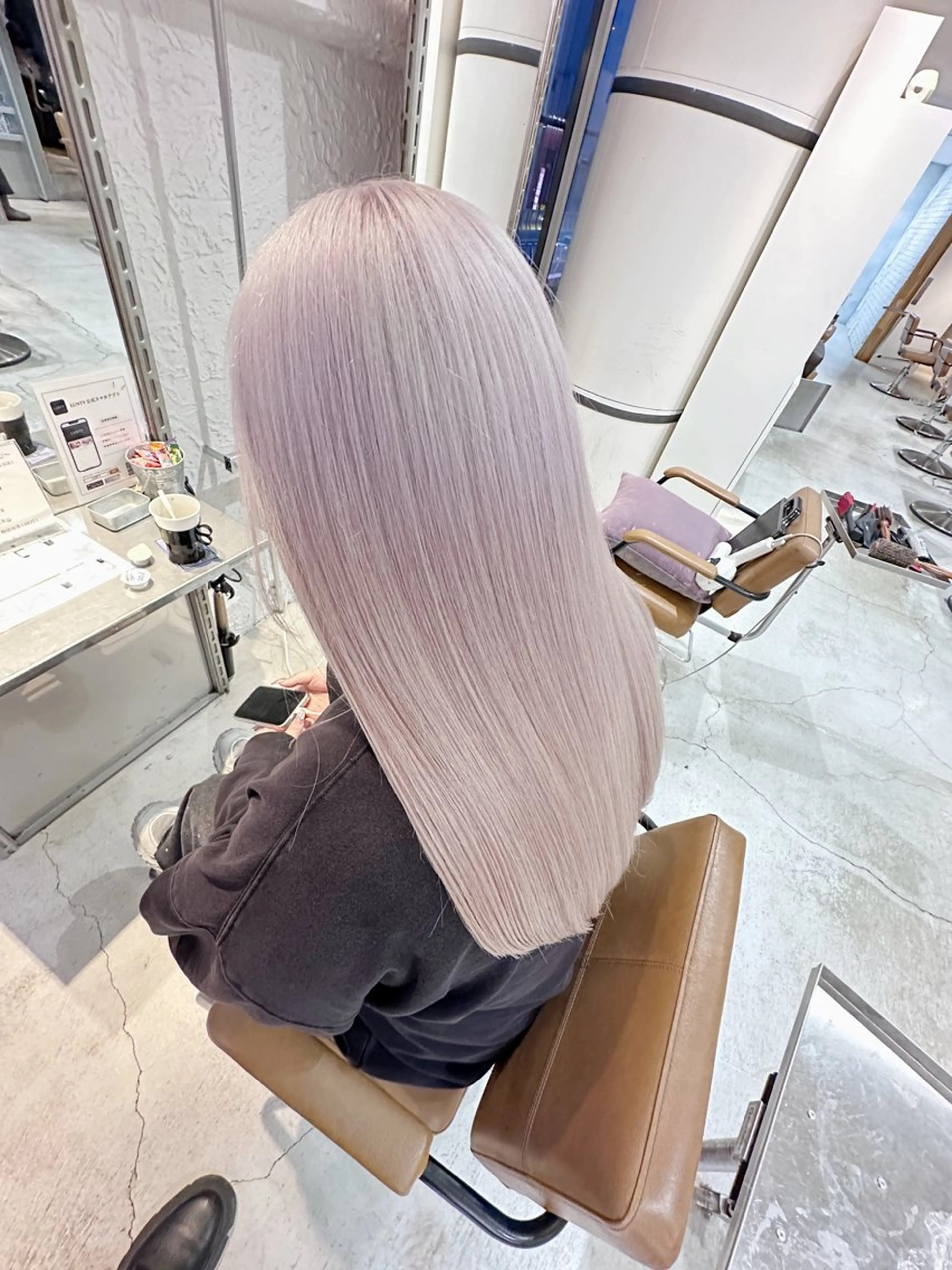 【ミニモ限定価格】Wカラー+髪質改善トリートメント￥12250の写真