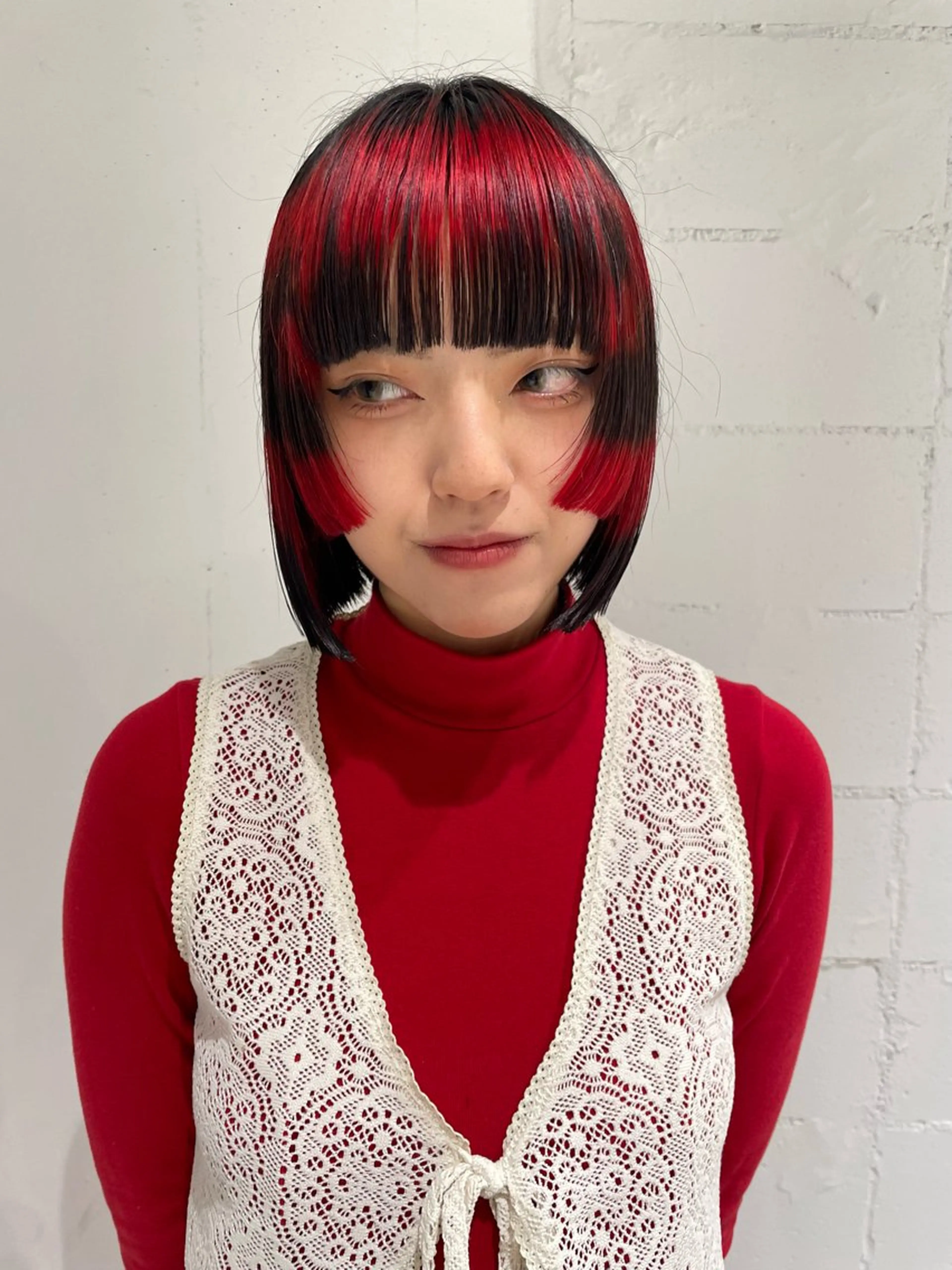 ミディアム ショートボブ /綾華のヘアスタイル