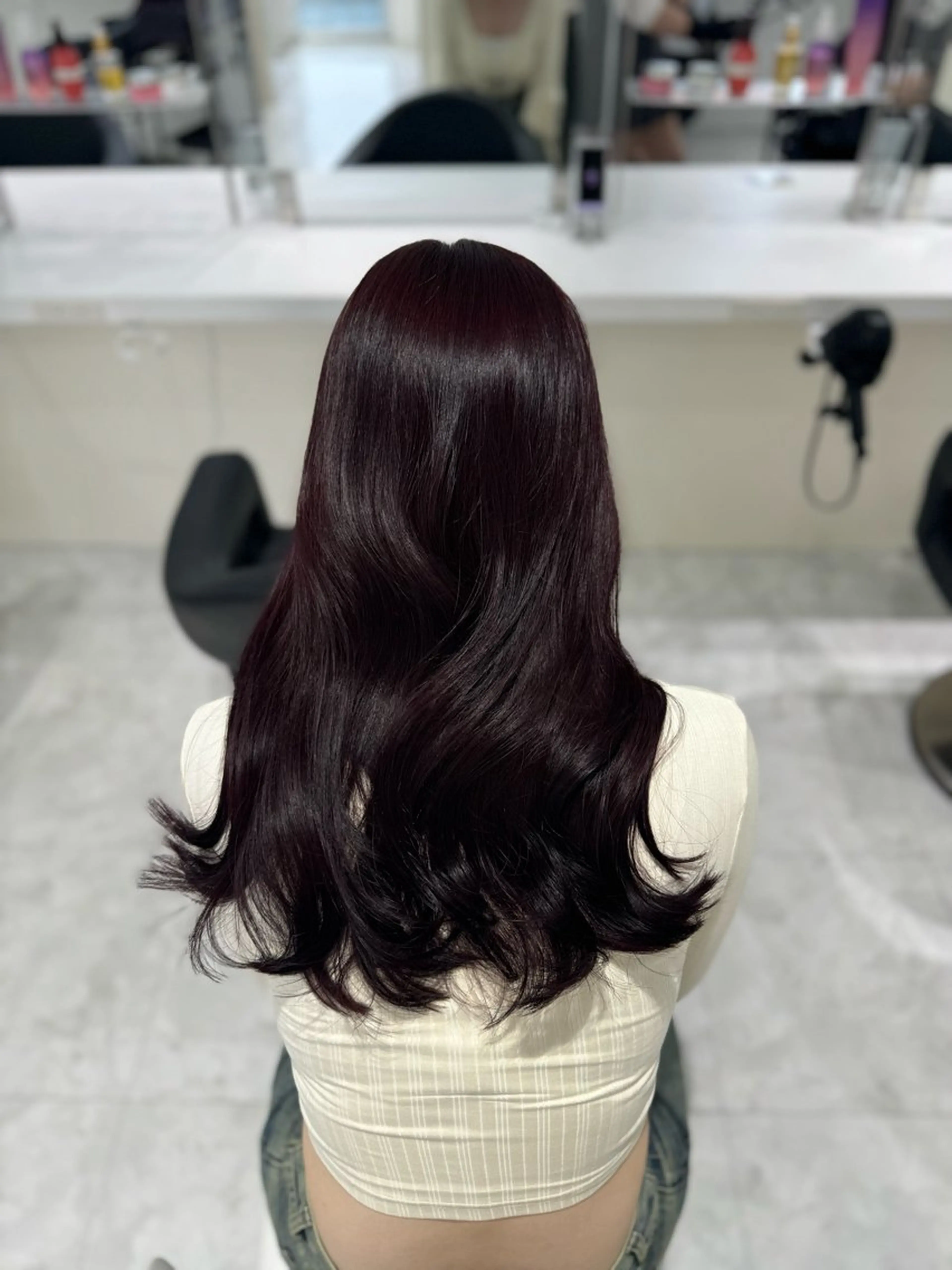 セミロング カラー 💎透明感カラー /kaito💎のヘアスタイル