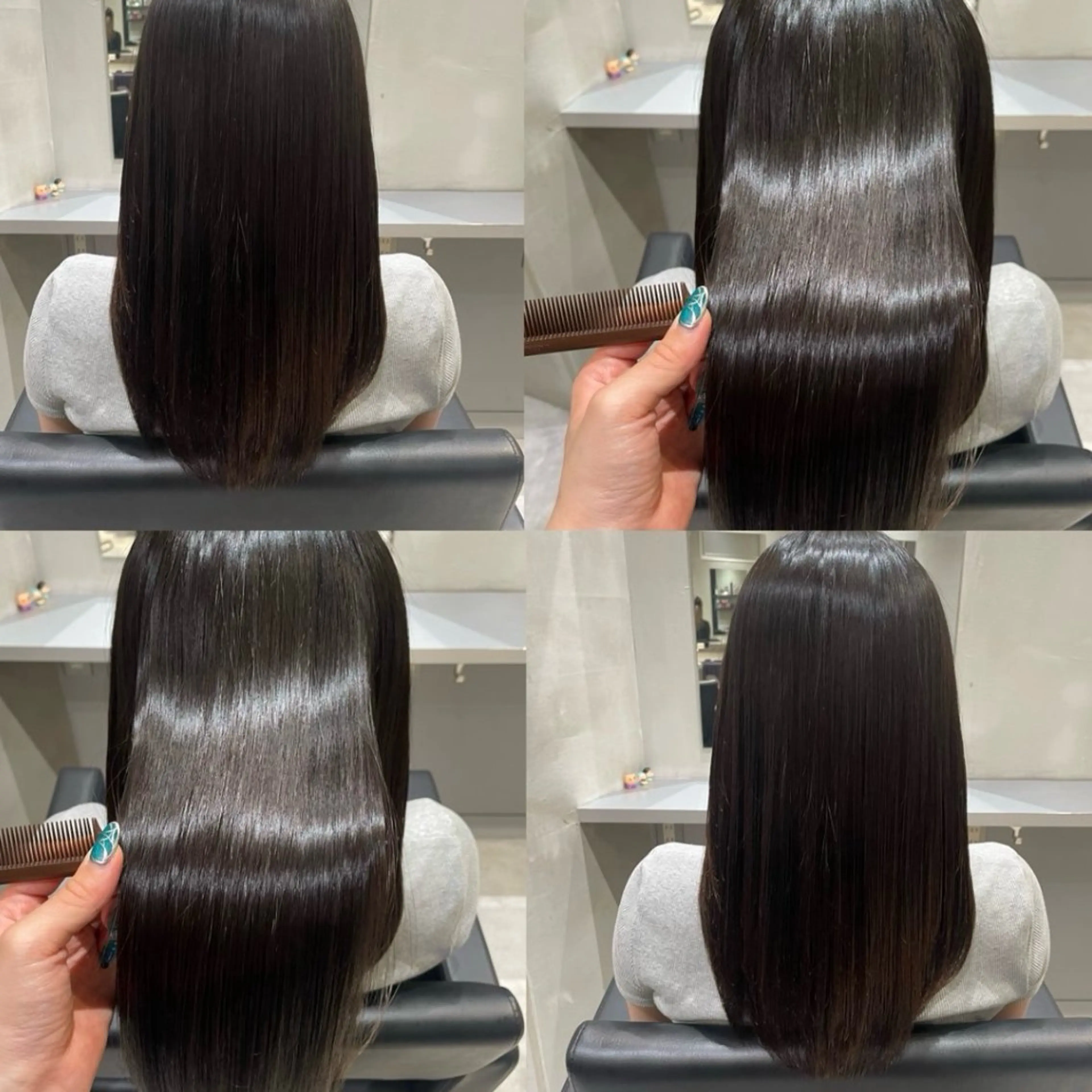 ミディアム カラー 大人可愛い韓国ヘア きららのヘアスタイル