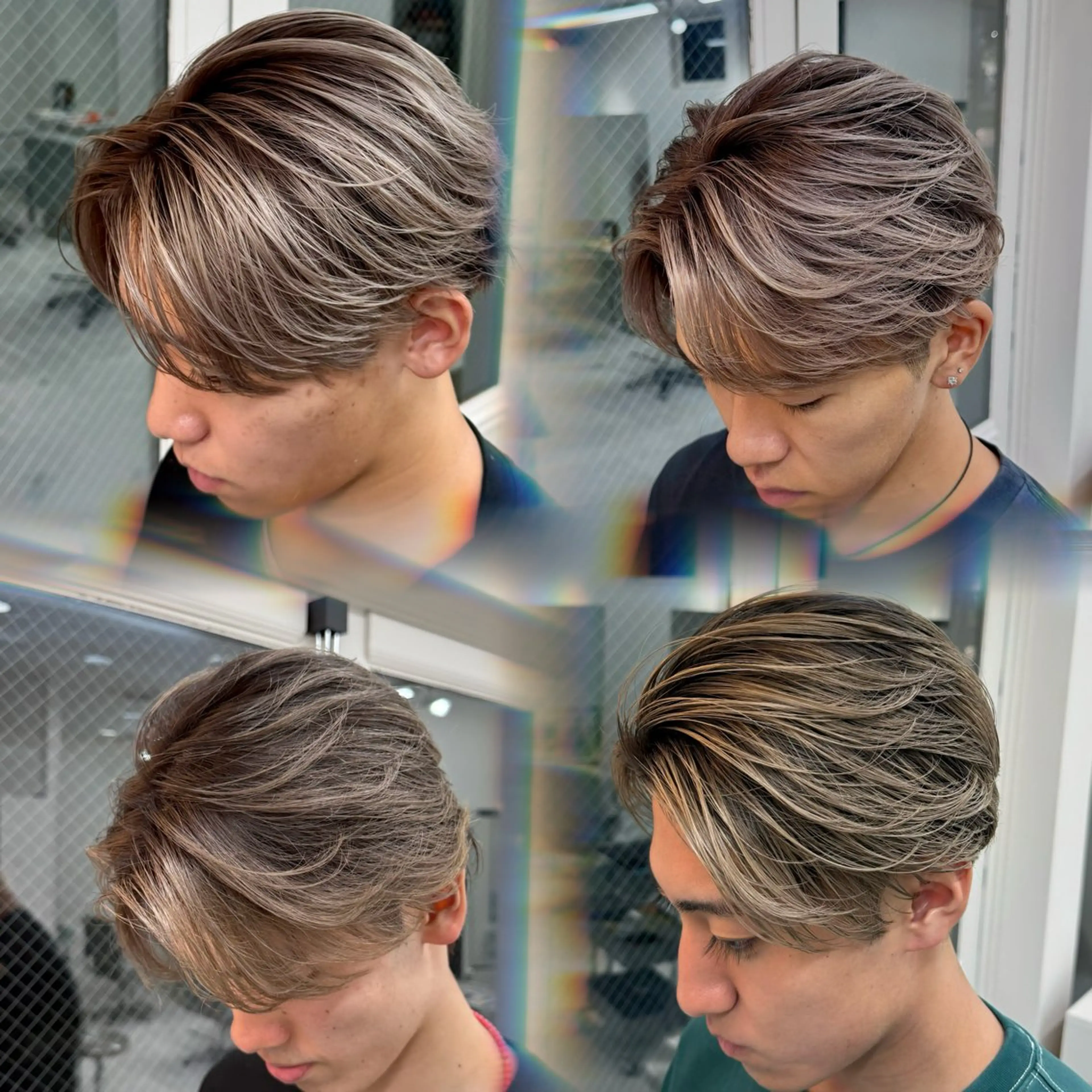 カラー メンズ カット ヘアカラー ヘアセット 【バレイヤージュ】 🔥メンズRYUTAのヘアスタイル