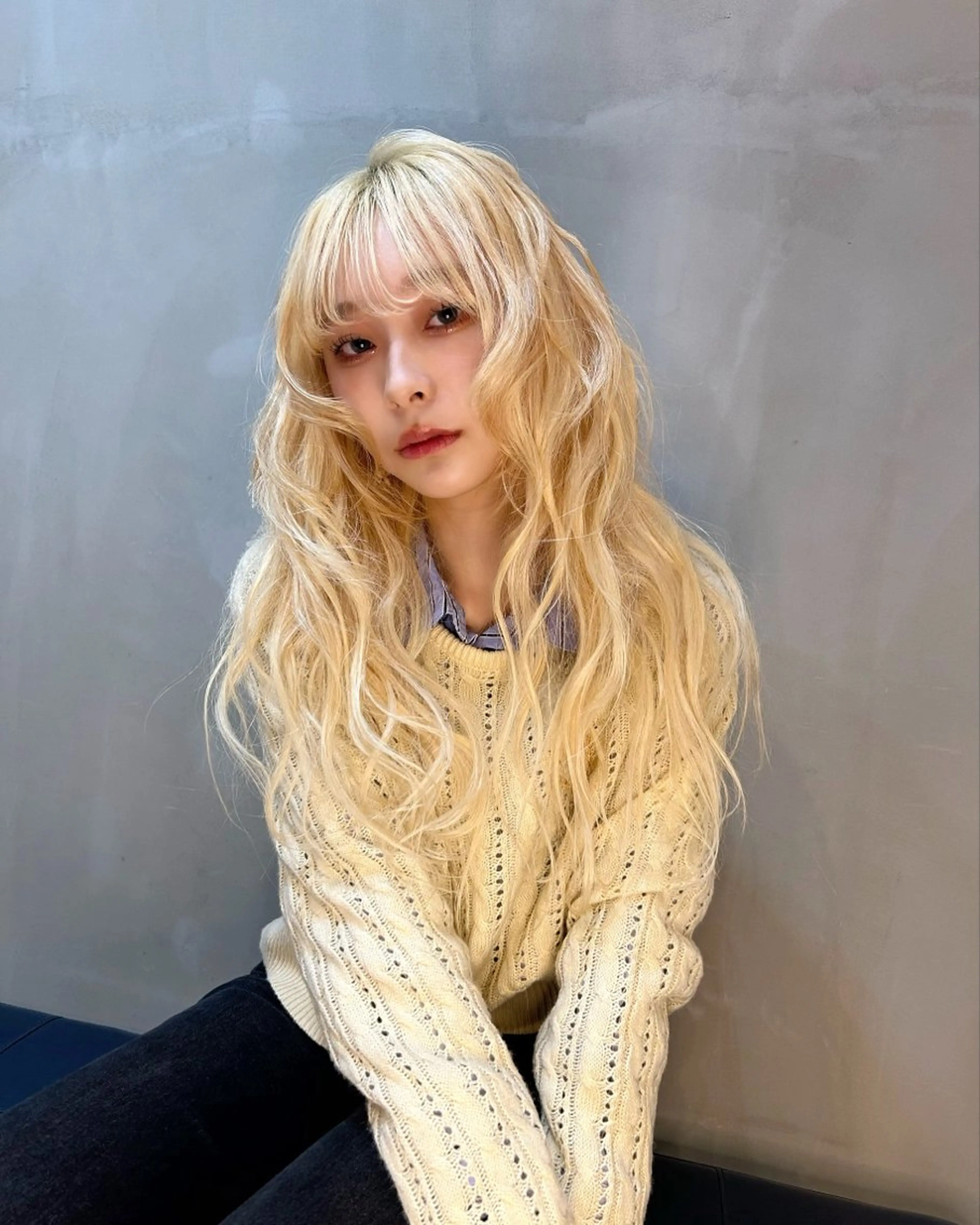 ロング ヘアカラー ハイトーン/ブリーチ 🧁soraのヘアスタイル