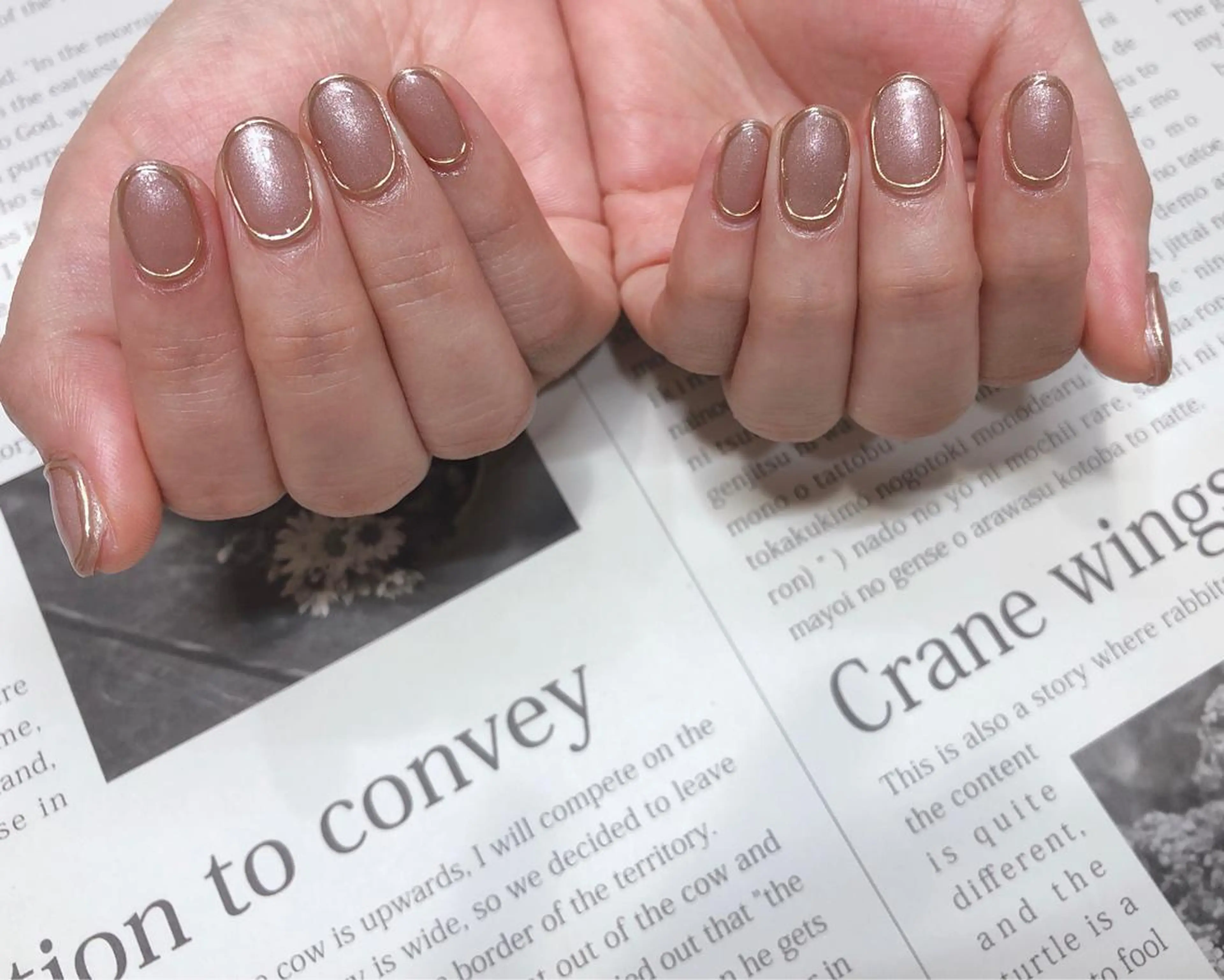 ネイル ミラーネイル オフィスネイル ハンドネイル nail heron所属・saki_ nail heronのその他イメージ