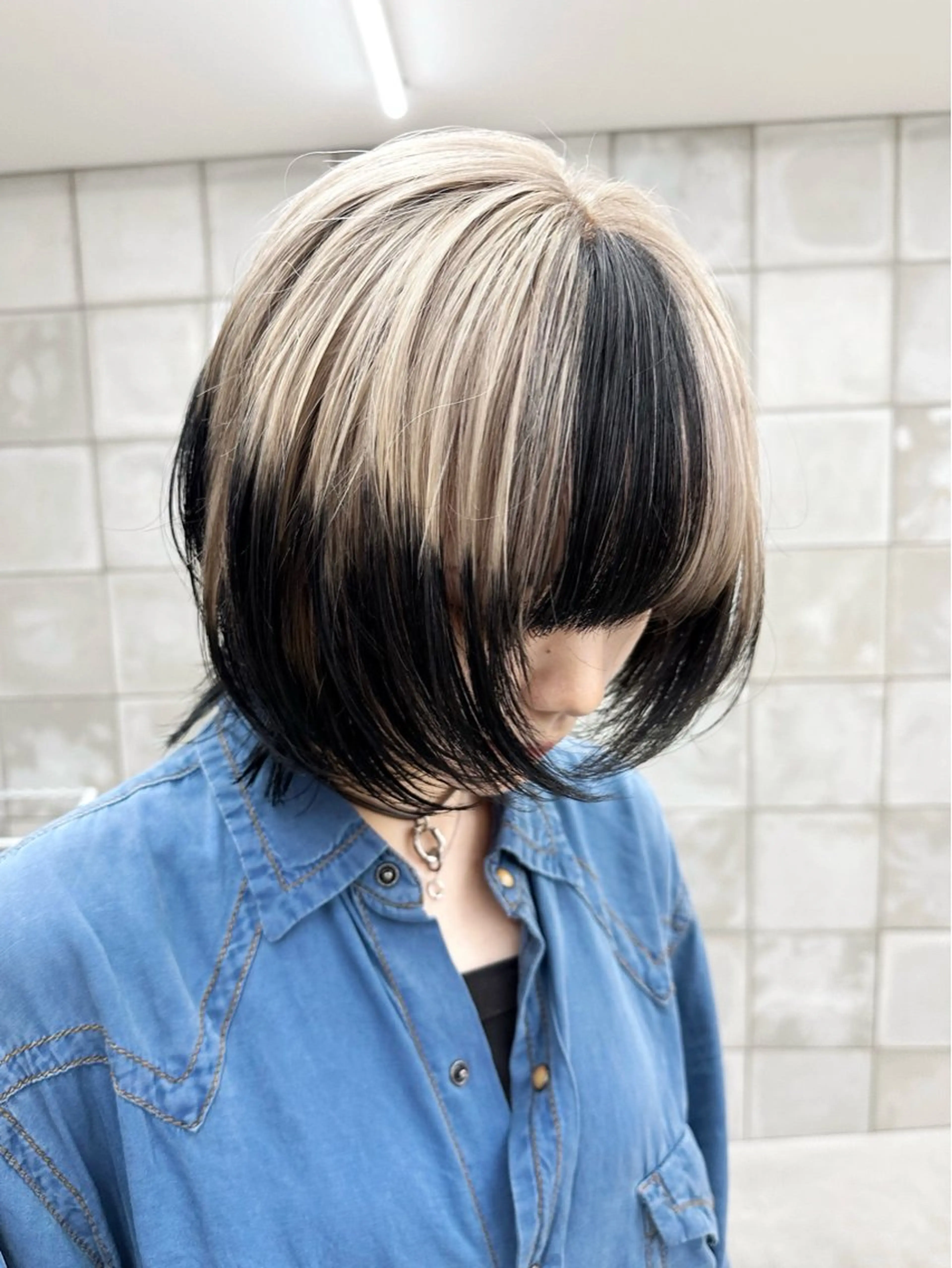 ショート カラー カット ヘアカラー 榛地 渉馬のヘアスタイル