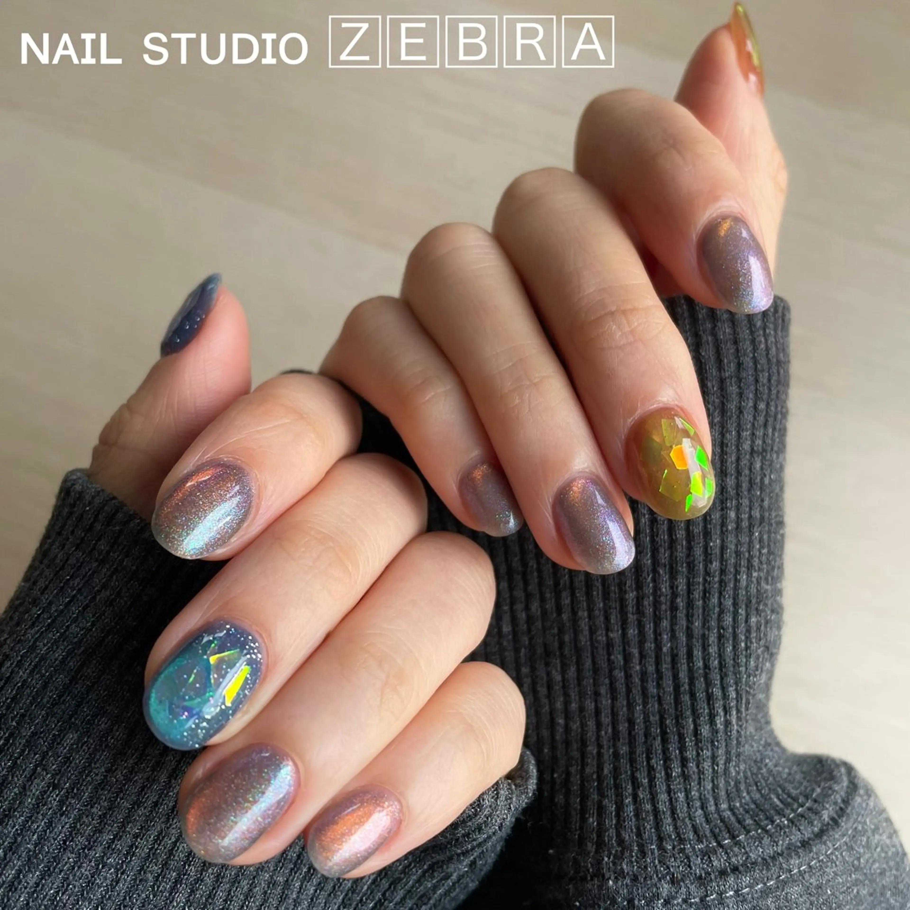 11月限定💎誕生石ネイル(オフなし)の写真