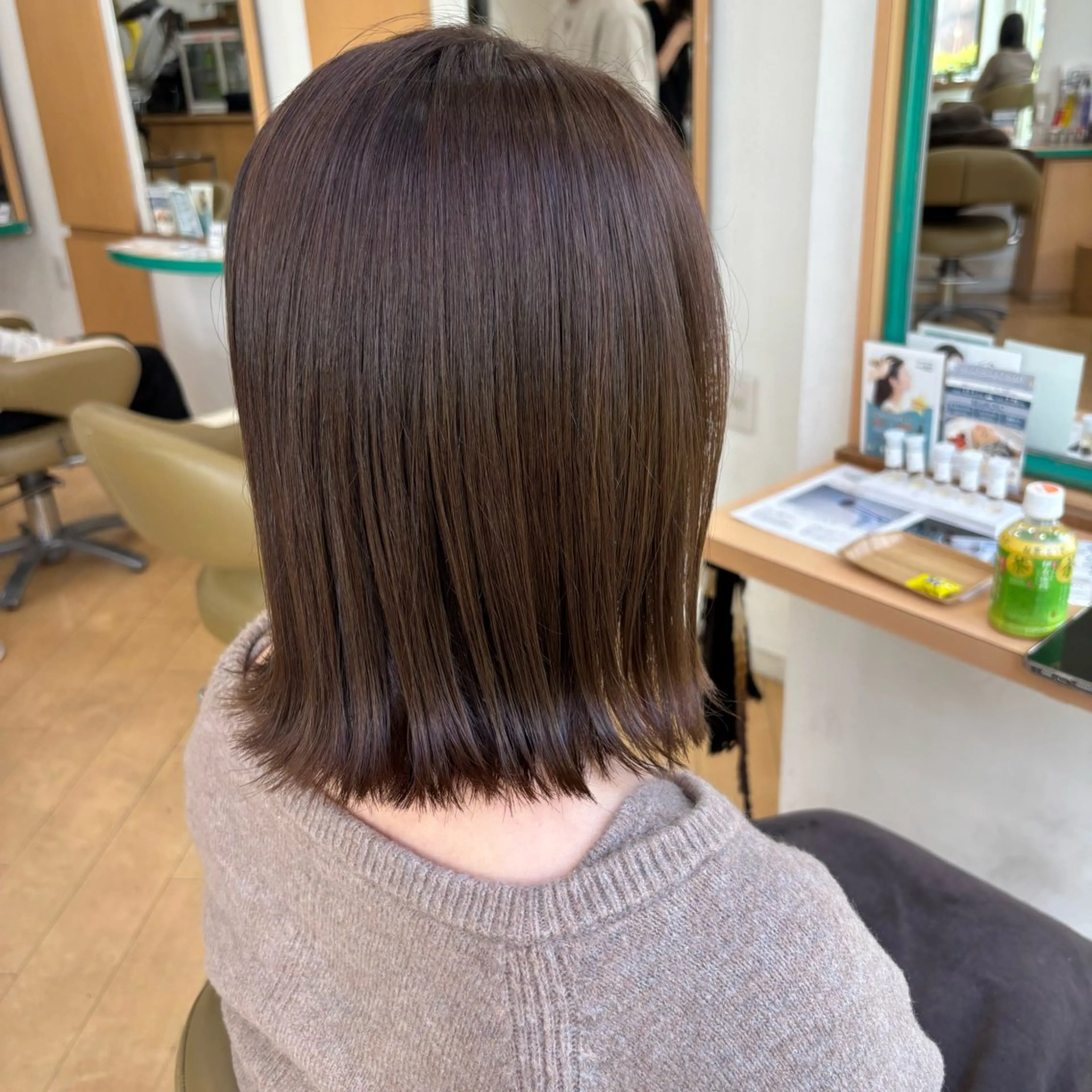 ミディアム カラー 🎀🤍芦澤 李音🤍🎀のヘアスタイル