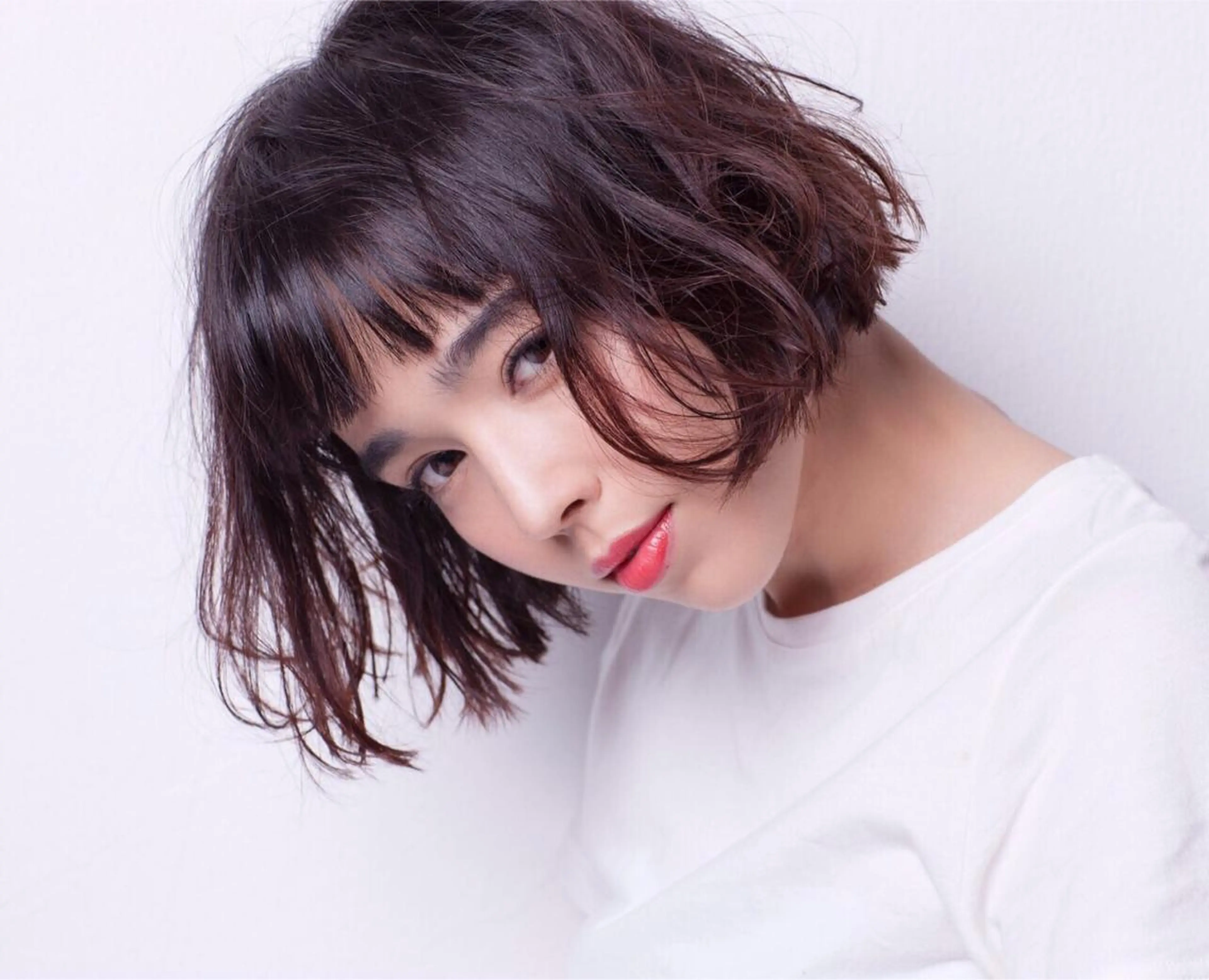 ショート パーマ カット ヘアカラー トリートメント JYUNESU表参道所属・似合わせhair🔸 アサダ タカコ🔸のヘアスタイル