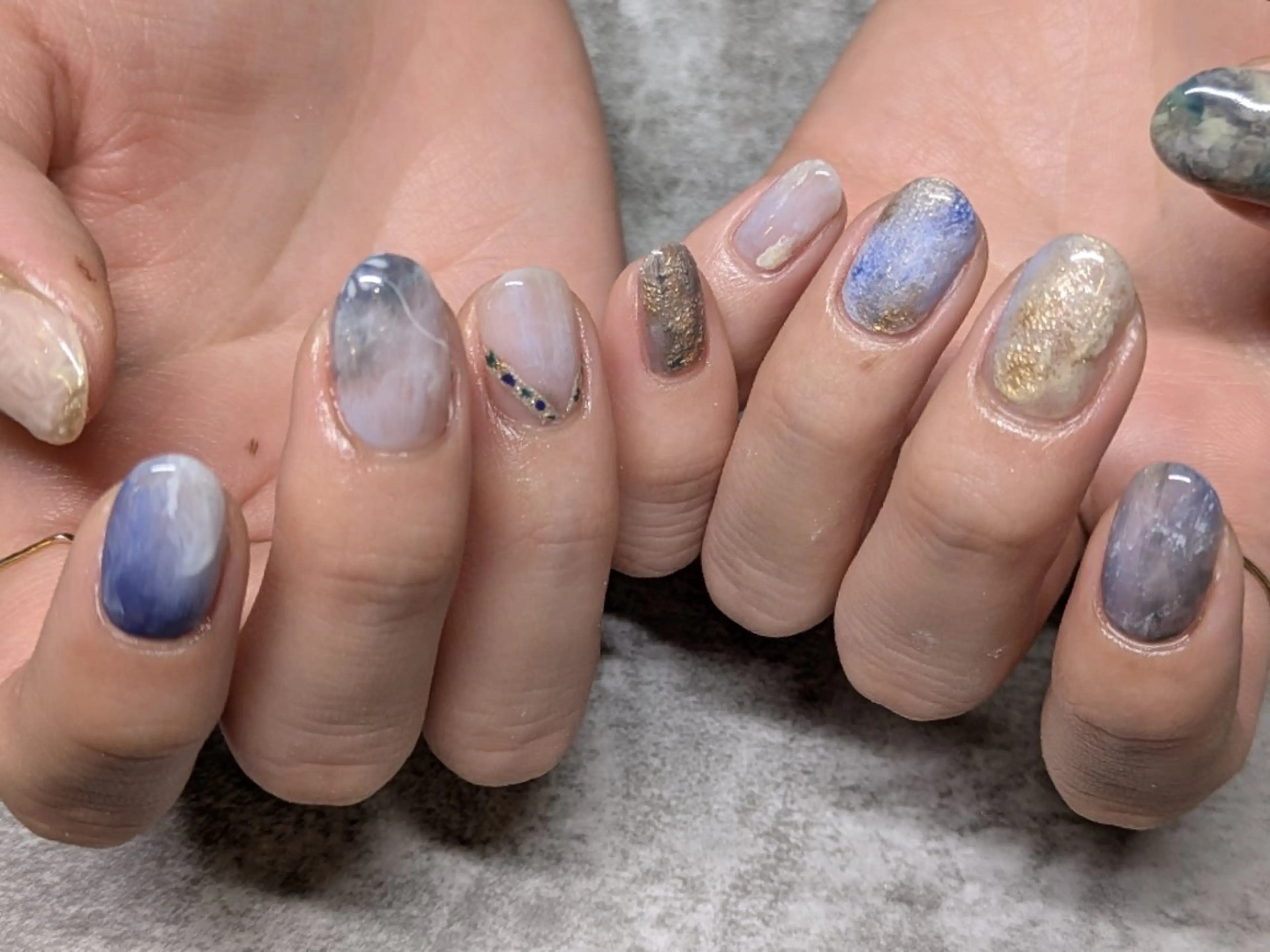 ネイル ハンドネイル ニュアンスネイル 【新宿三丁目】AMIのネイルデザイン