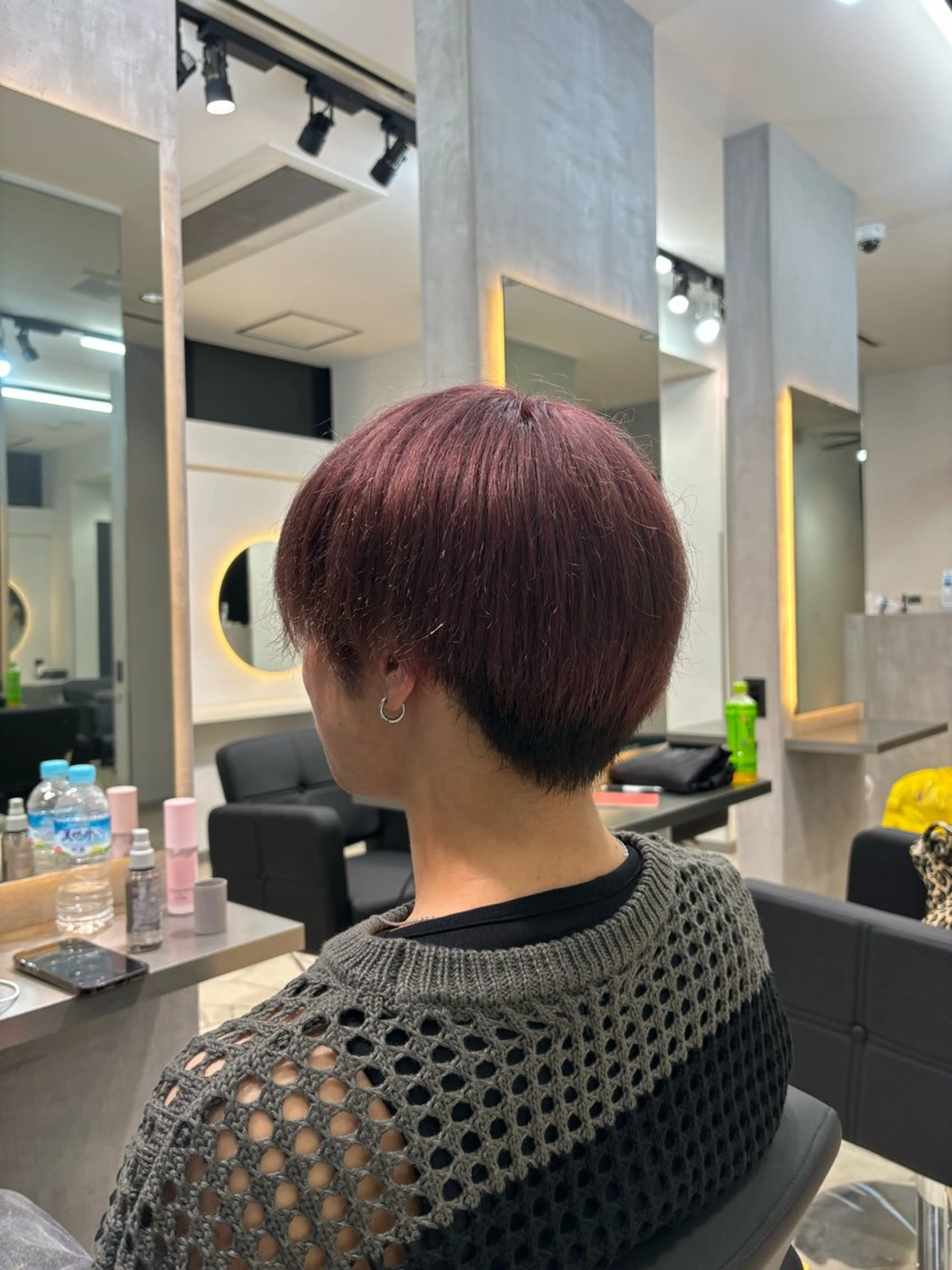 ショート ヘアカラー lapis マリナのヘアスタイル