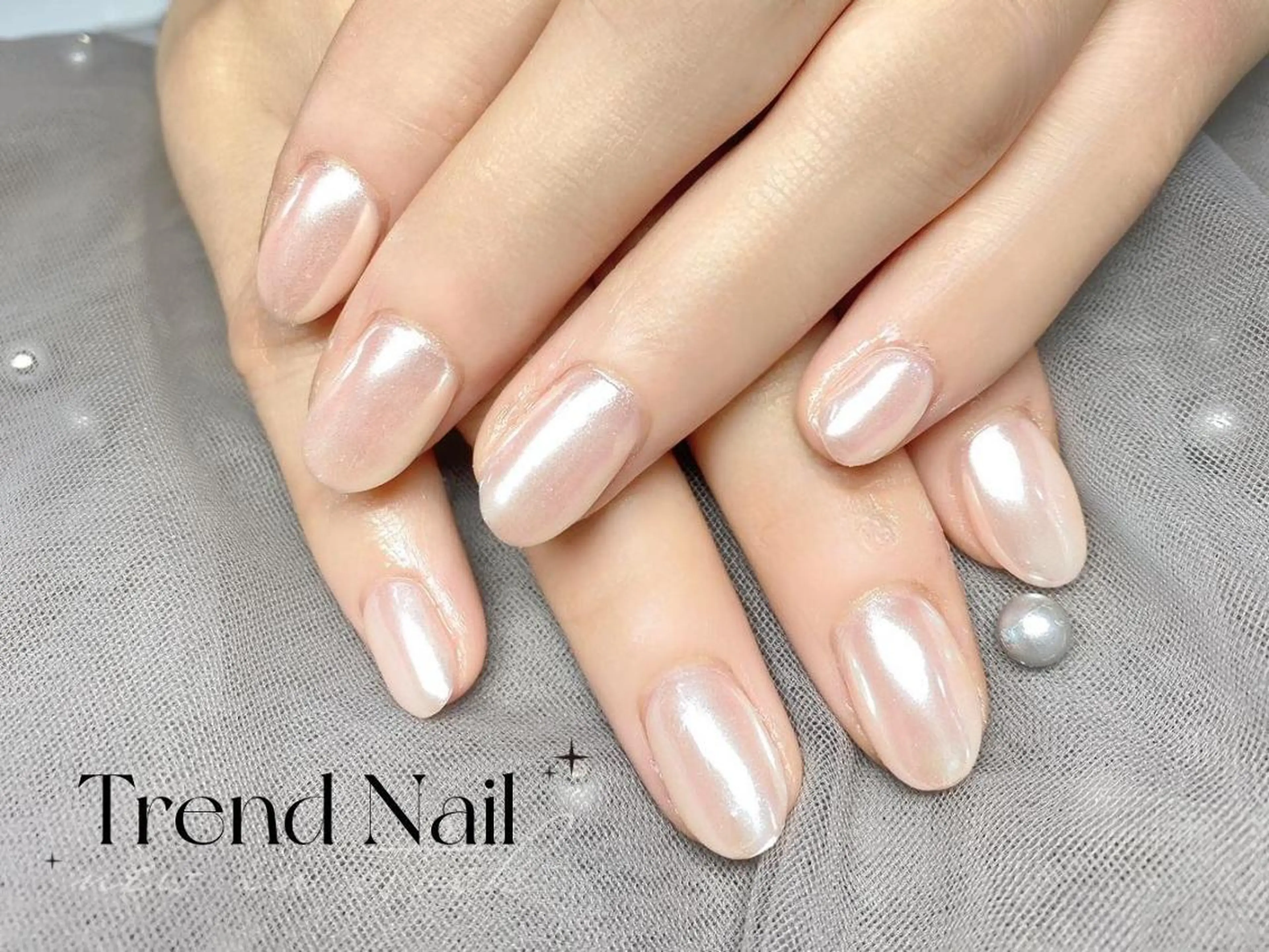 ショート ハンドネイル トレンド ネイル スタジオのネイルデザイン