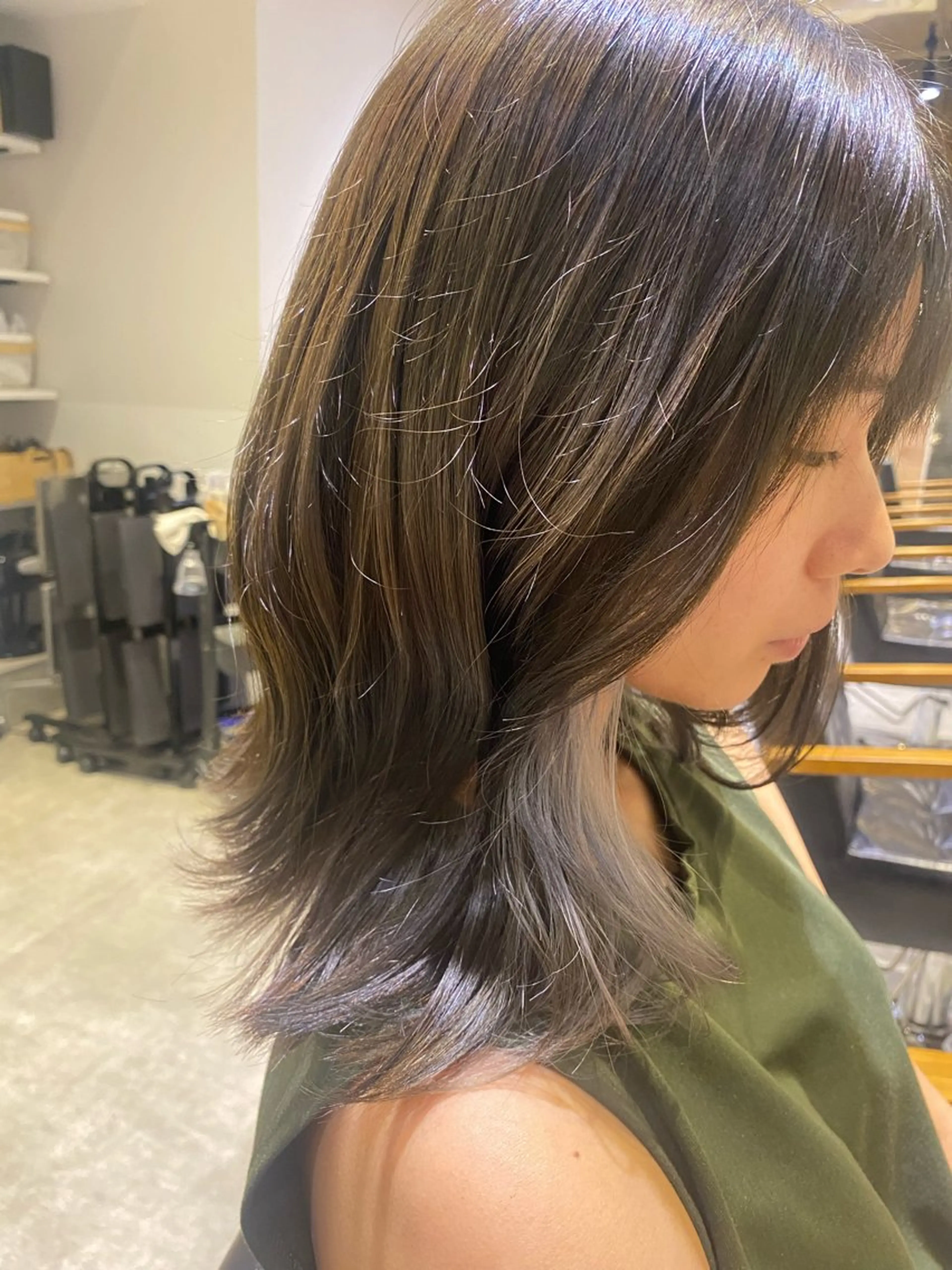 ミディアム 似合わせスタイル： 叶夢のヘアスタイル