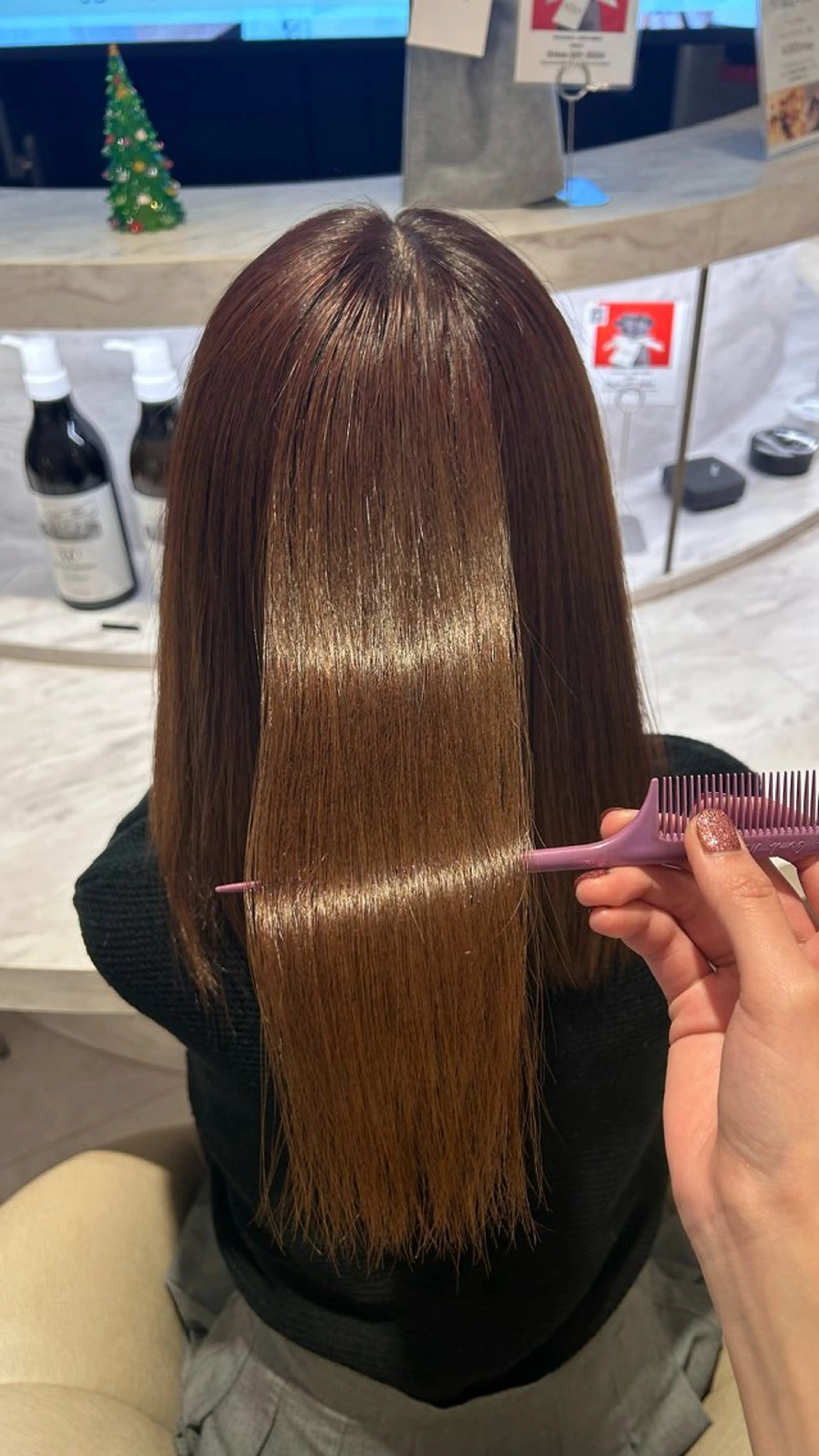 ミディアム トリートメント ヘアカラー 🩶kind虎井遥音 カットモデル募集中のヘアスタイル