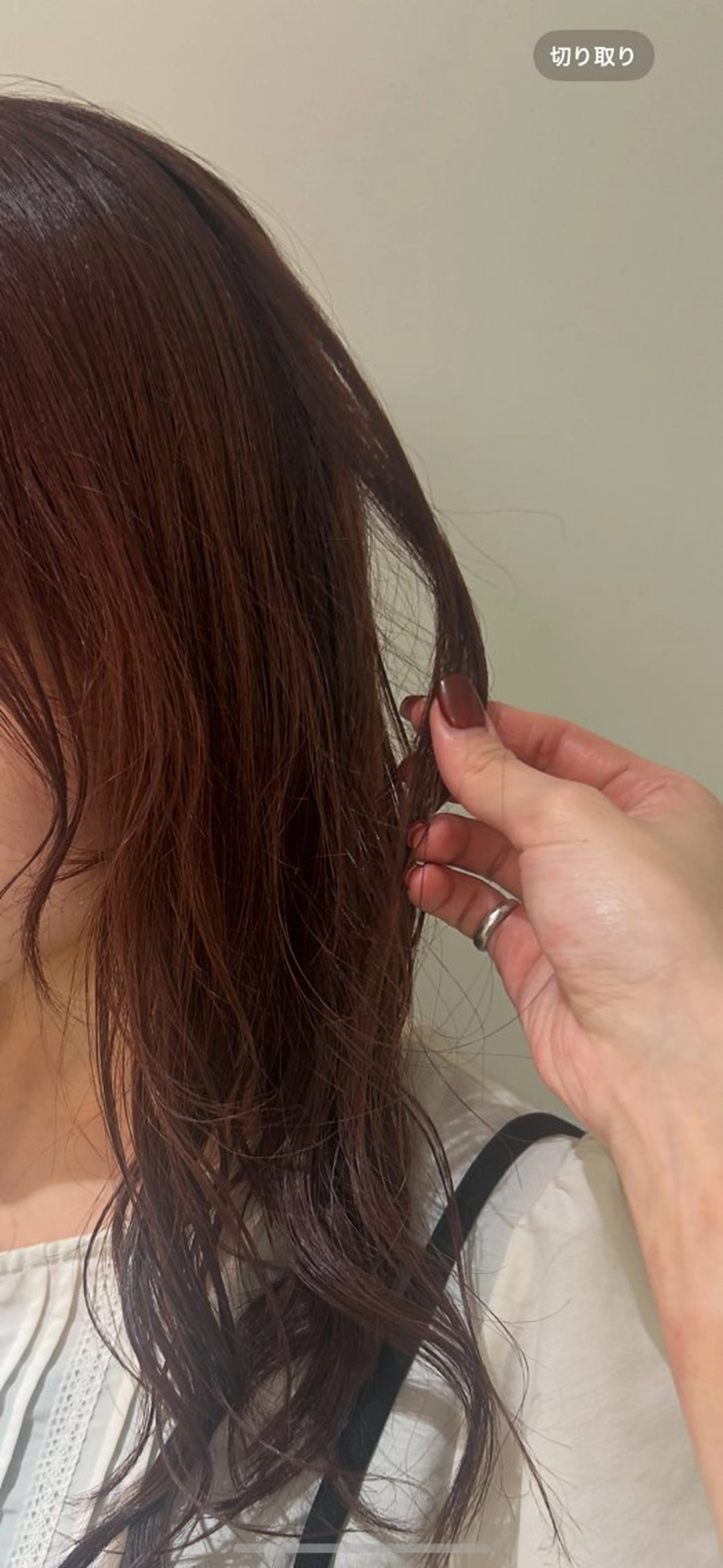 カラー ブリーチ ブラウンカラー ピンクカラー ヘアカラー 長谷川 結奈のヘアスタイル