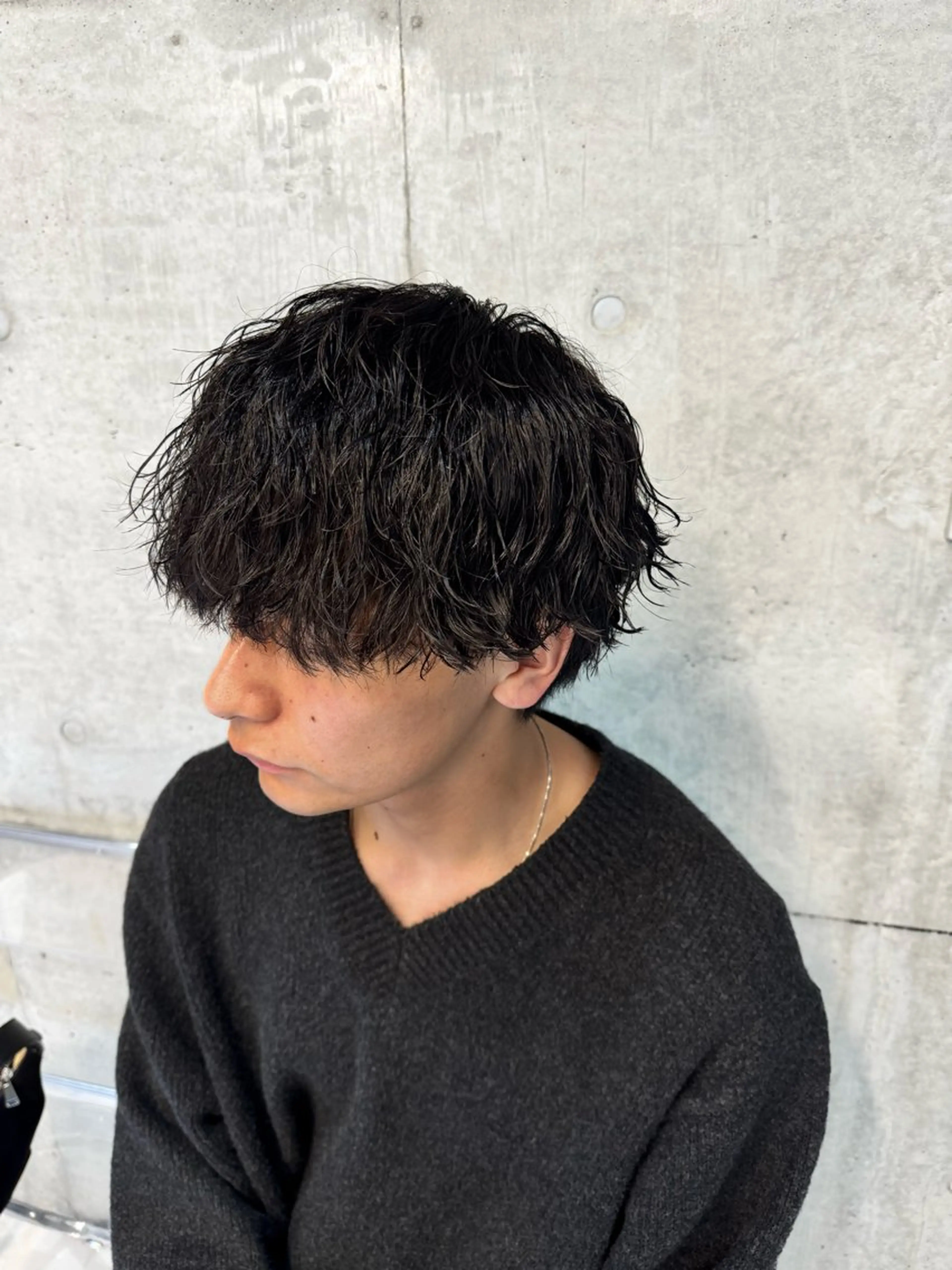 メンズ カット パーマ トリートメント ヘアセット メンズカットパーマ 特化こ〜へいのヘアスタイル