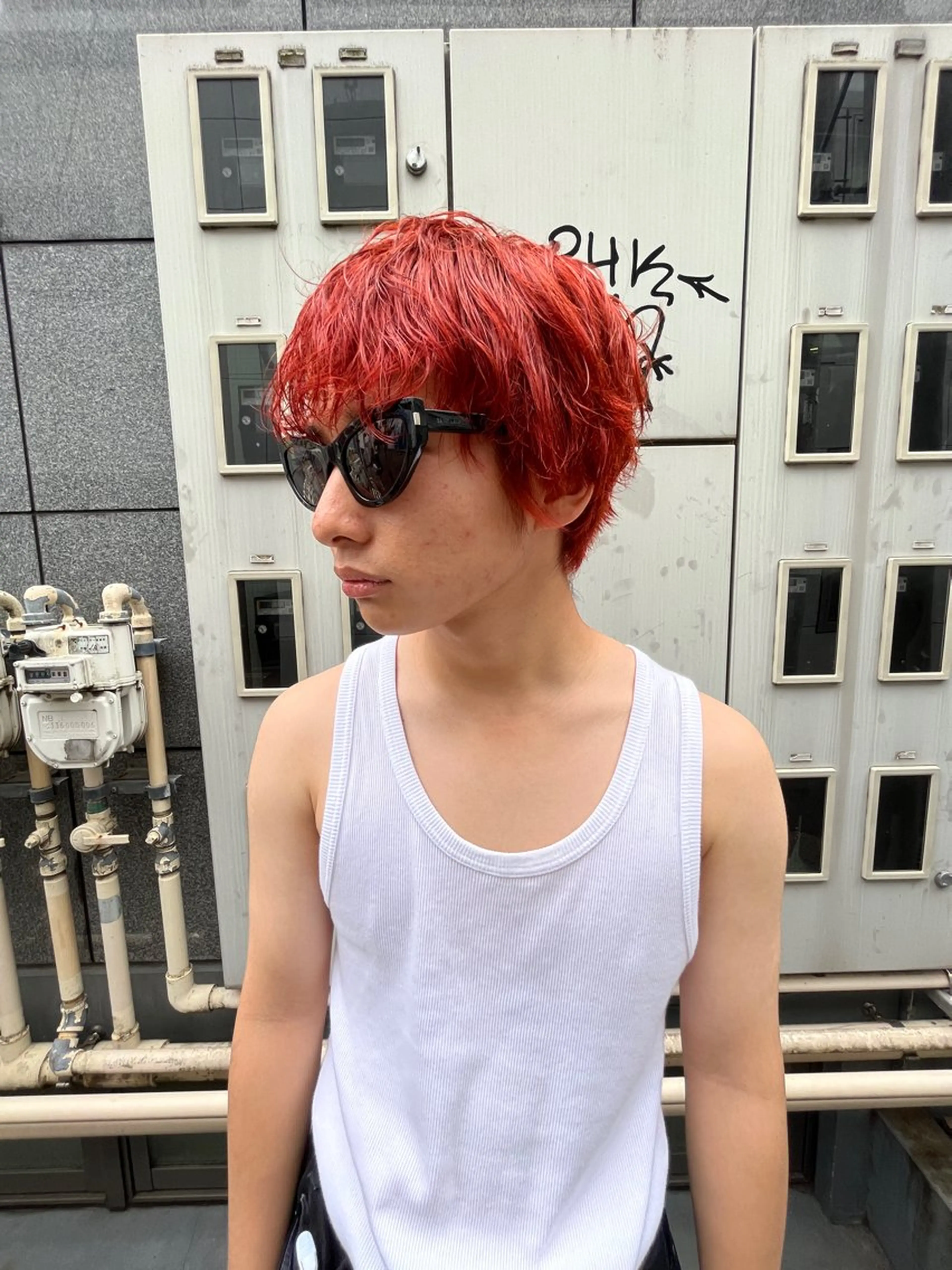 ショート カット ヘアカラー レイヤーカット\ウル フ　chinatsuのヘアスタイル