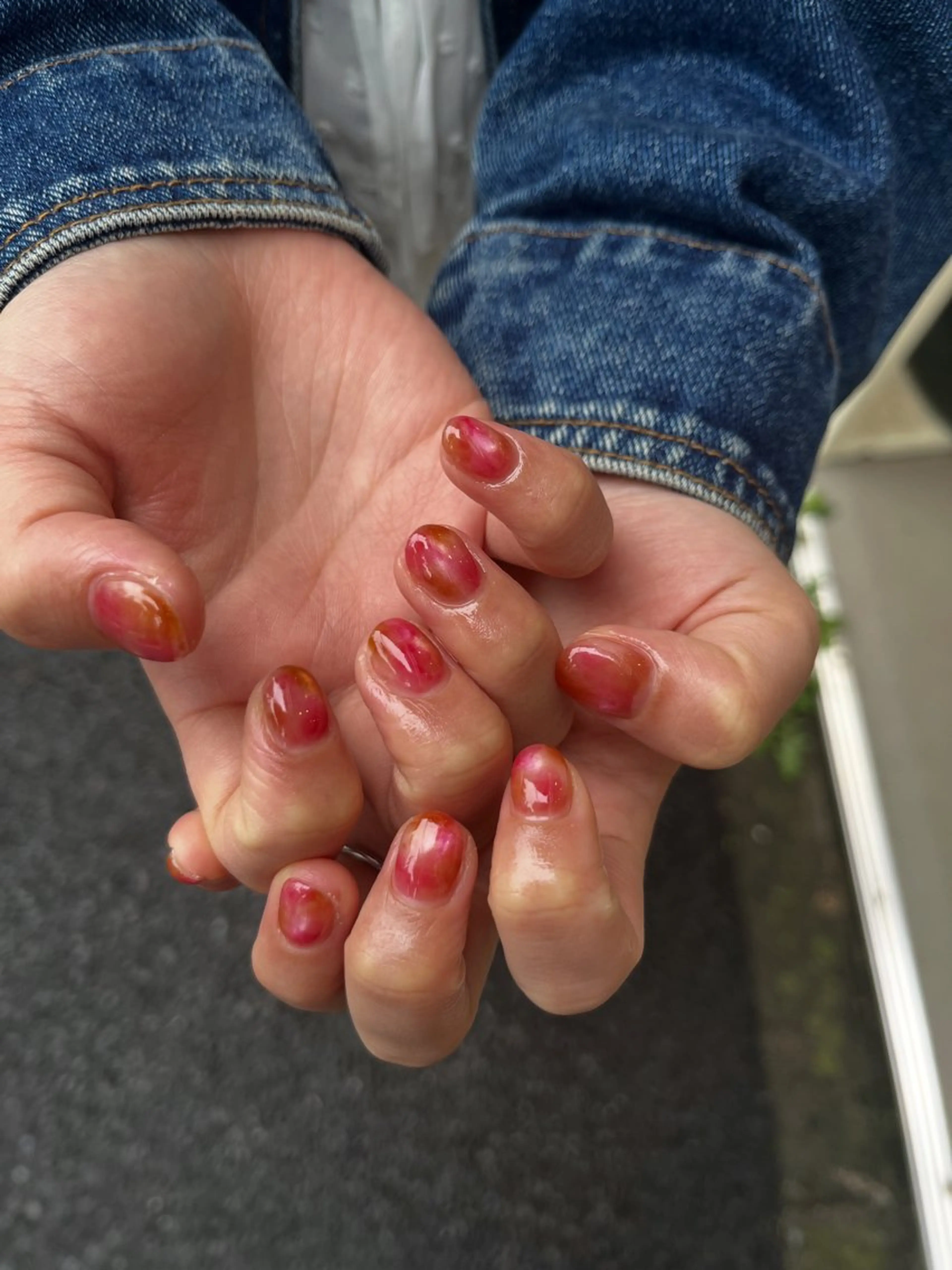 ネイル ニュアンスネイル ハンドネイル AT.1011(アトリエテンイレブン)所属・AT.1011 (ハルカ)のネイルデザイン