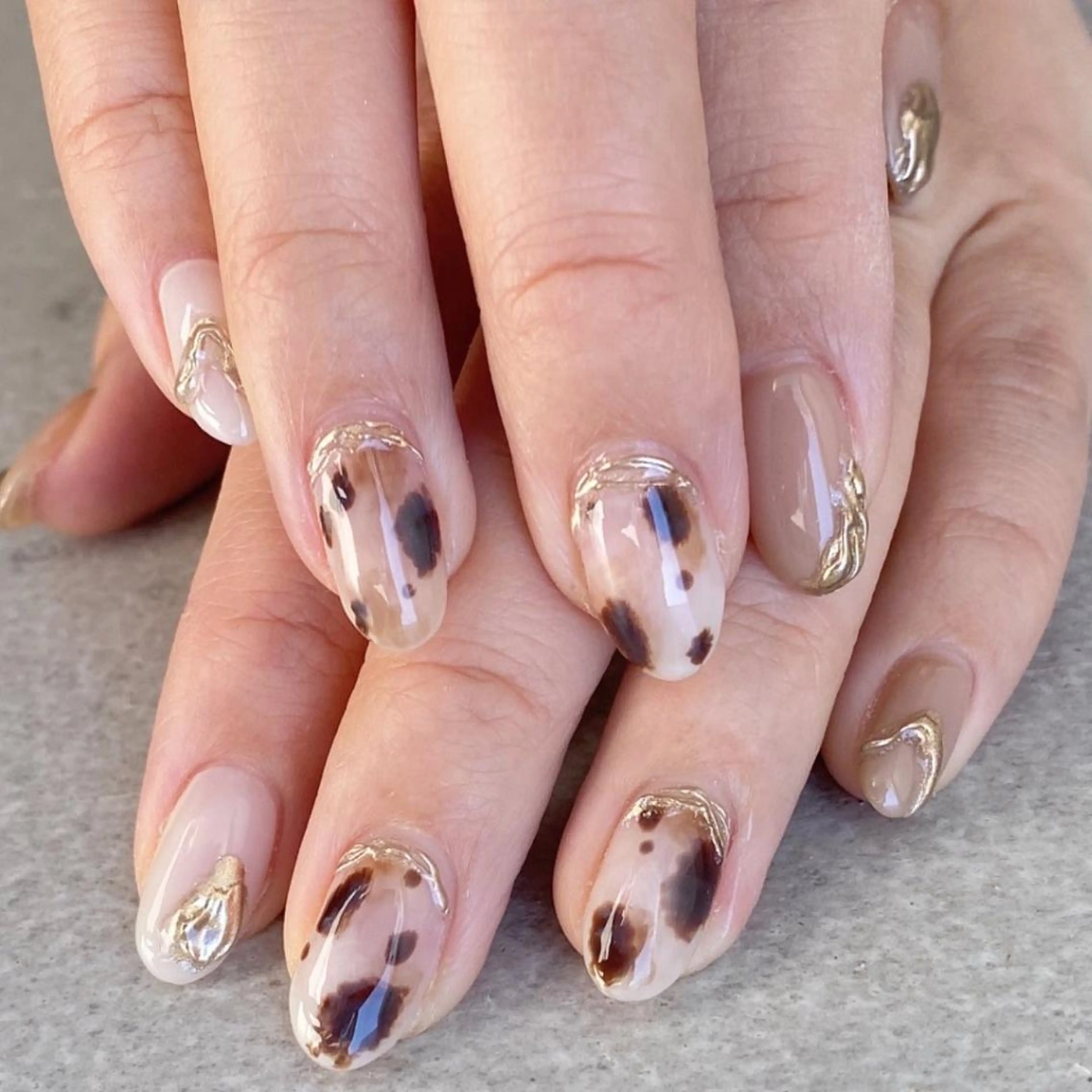 ネイル salon de pipi.　okazaki所属・O. AKINAのネイルデザイン