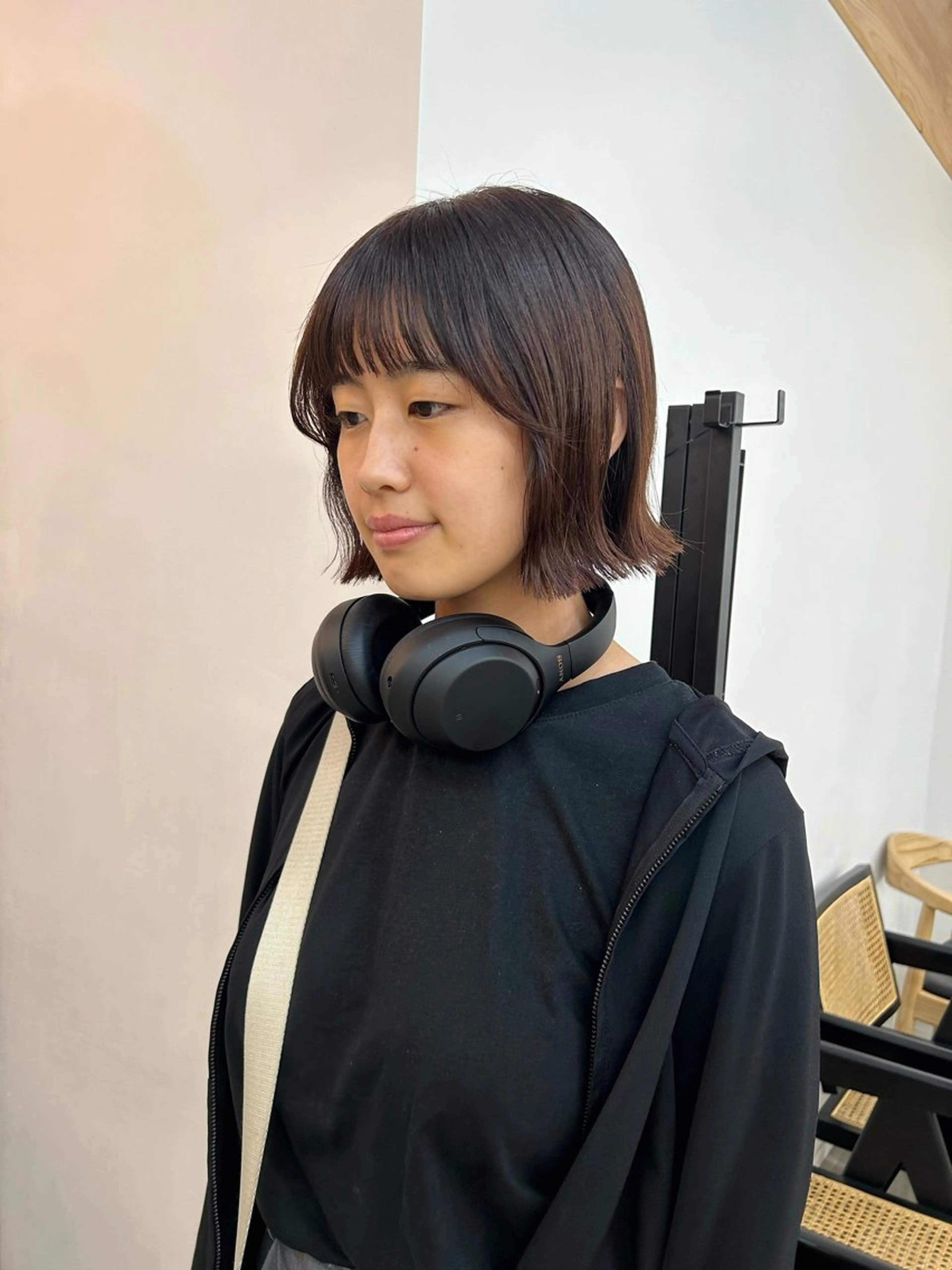 ショート カラー 顔周りカット 表参道OLSEN✂︎ nanamiのヘアスタイル