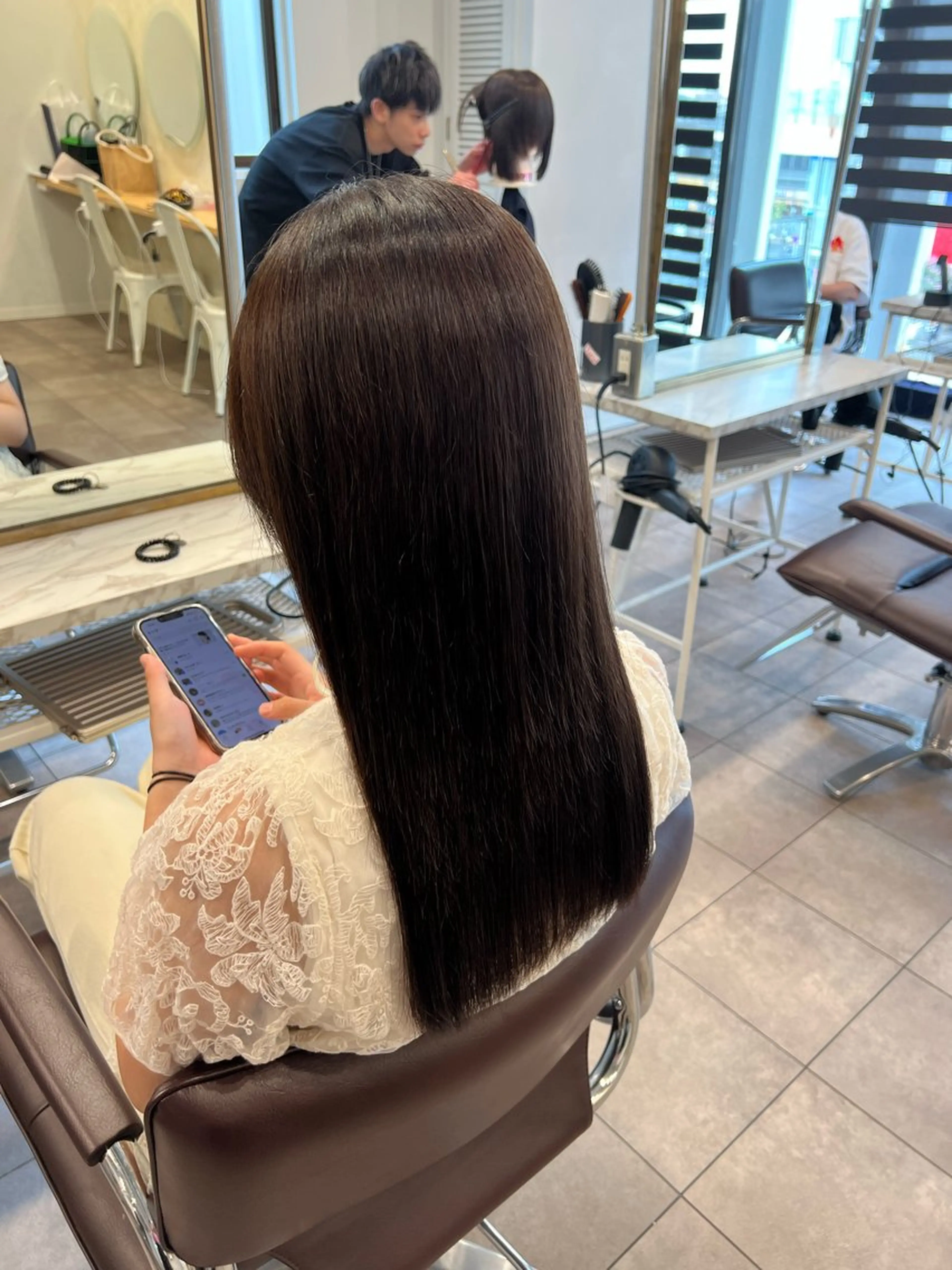 ロング カラー 🩵hana🩵 🩵ショート🌻ボブのヘアスタイル