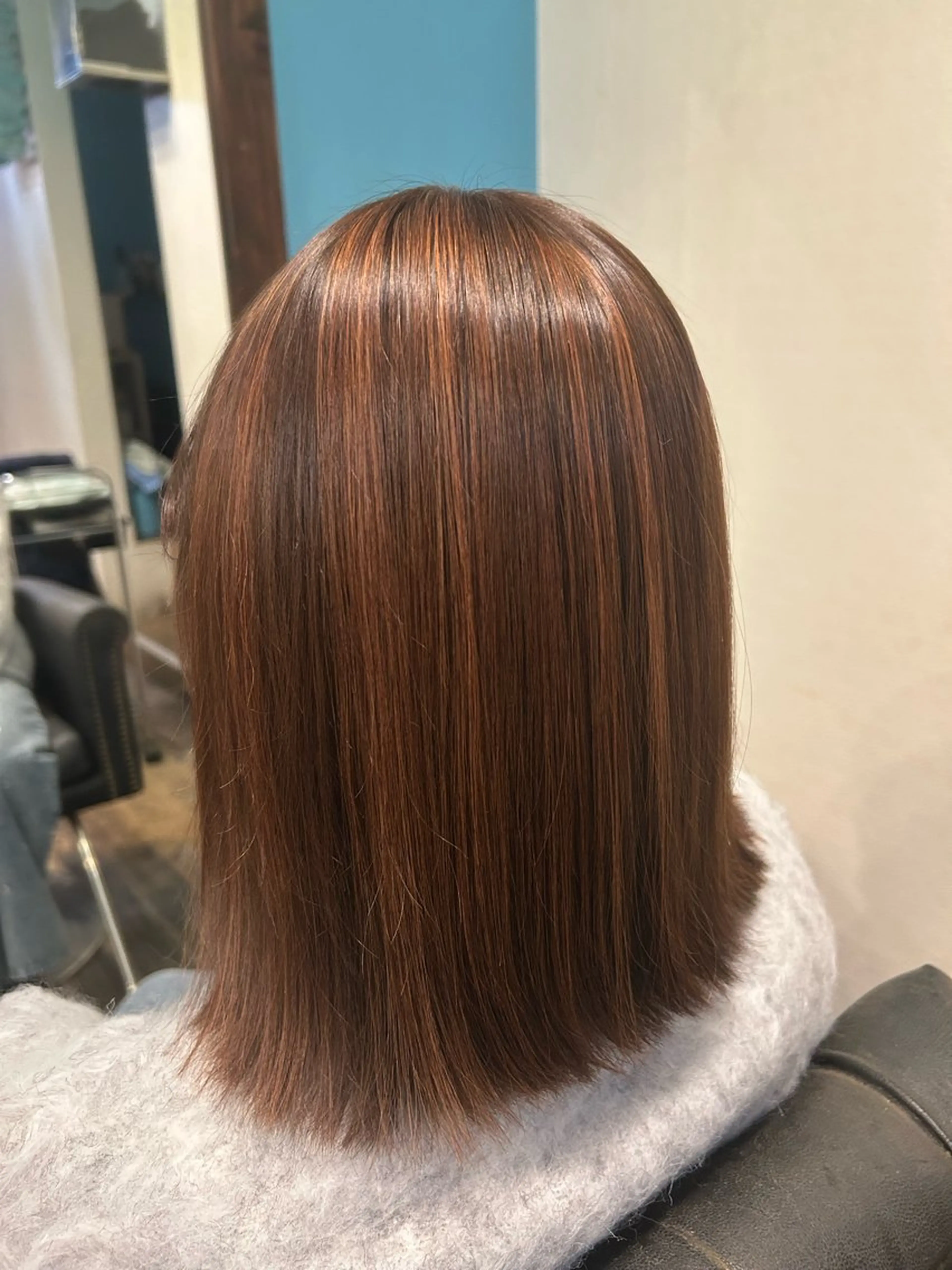 ミディアム 💜いわた みはる💜のヘアスタイル