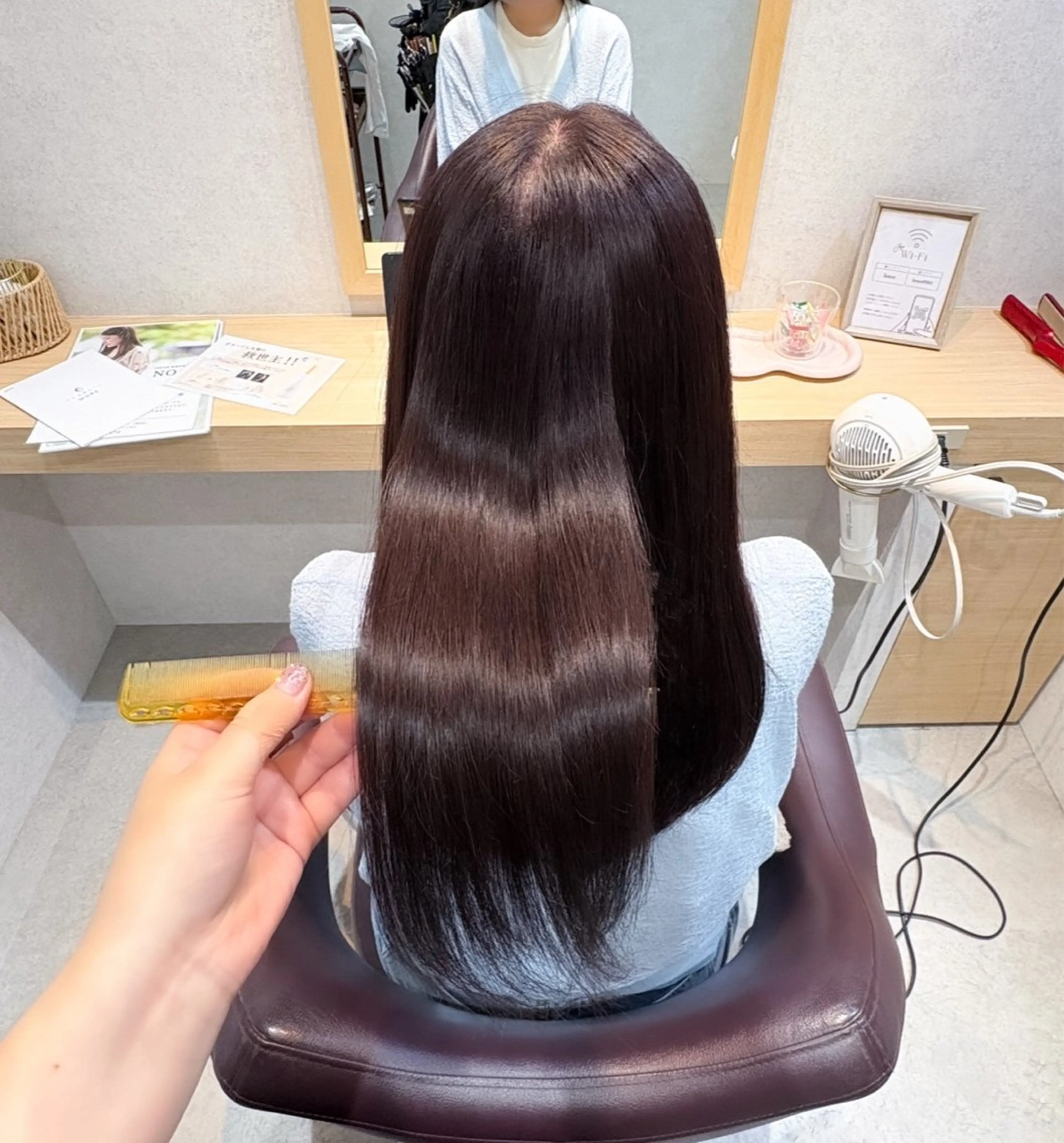 ロング カラー カット ヘアカラー 透明感/暖色/艶感 💍TAMA💍のヘアスタイル