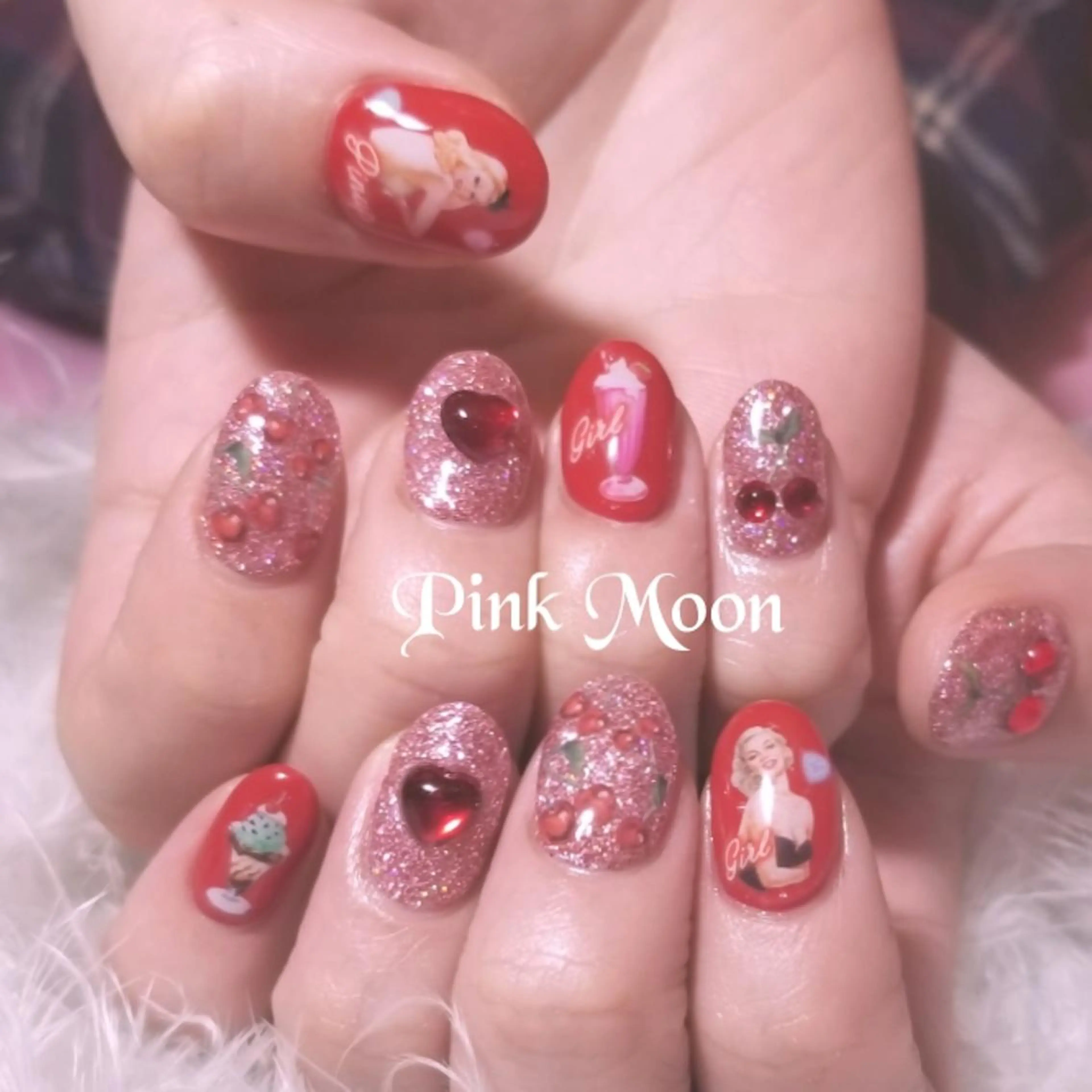 ネイル その他(ネイル) PinkMoon Nozomiのネイルデザイン