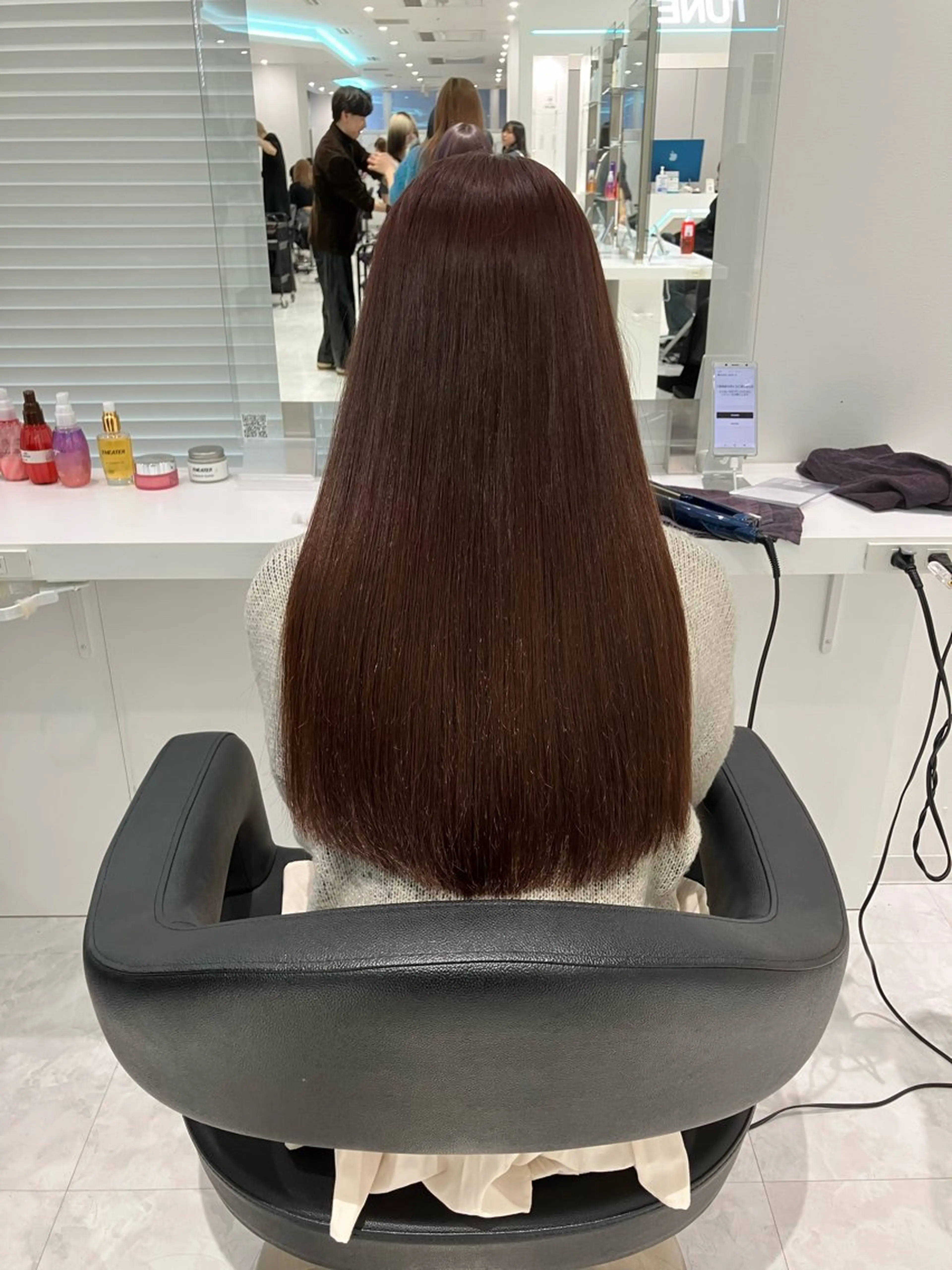 ロング カラー ヘアアレンジ 🫧透明感ラベンダー 似合わせ🫧あい🫧のヘアスタイル