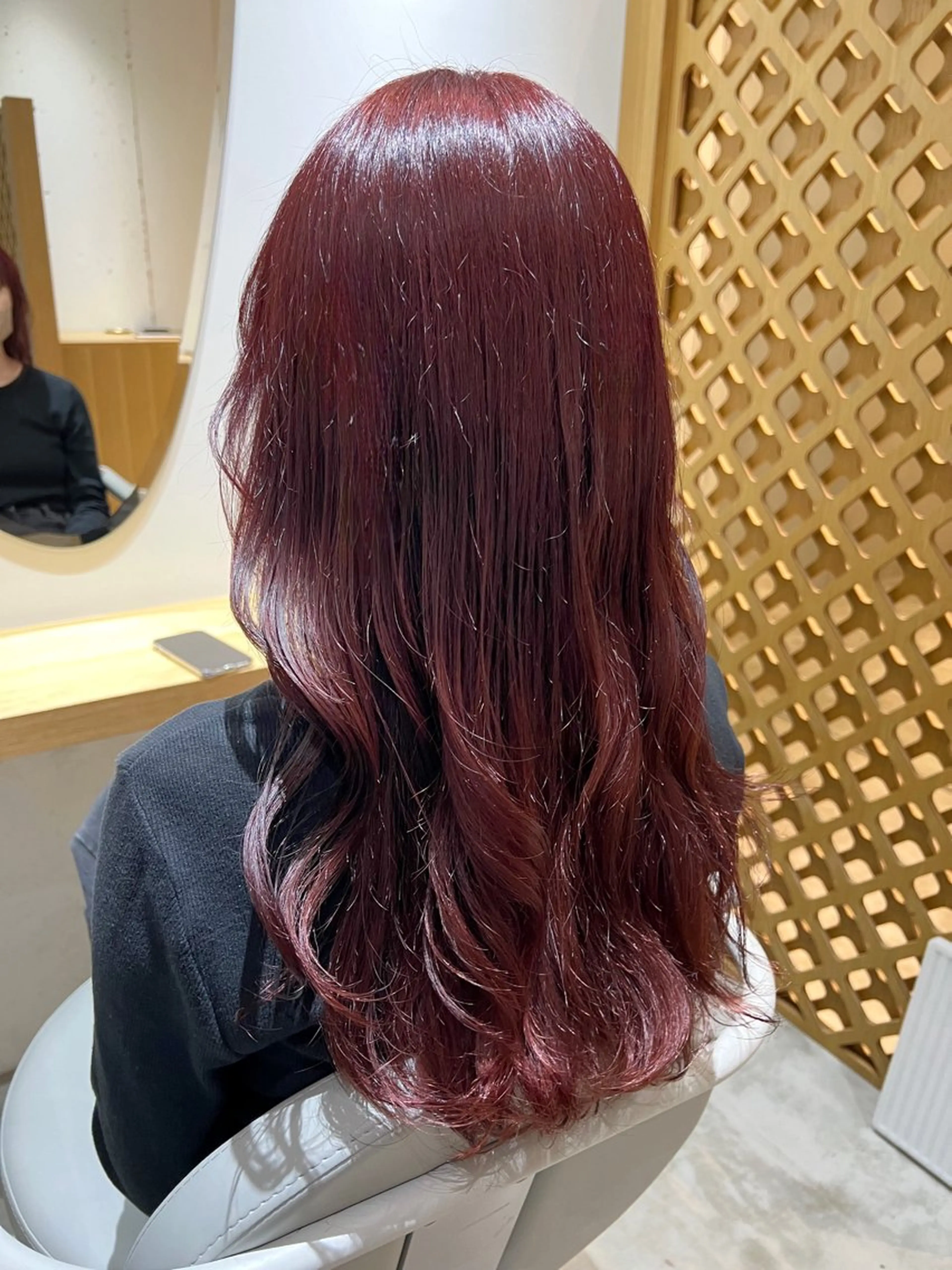 ロング カラー ヘアカラー 色落ち可愛い艶ハイト ーン🧊AZUKIのヘアスタイル