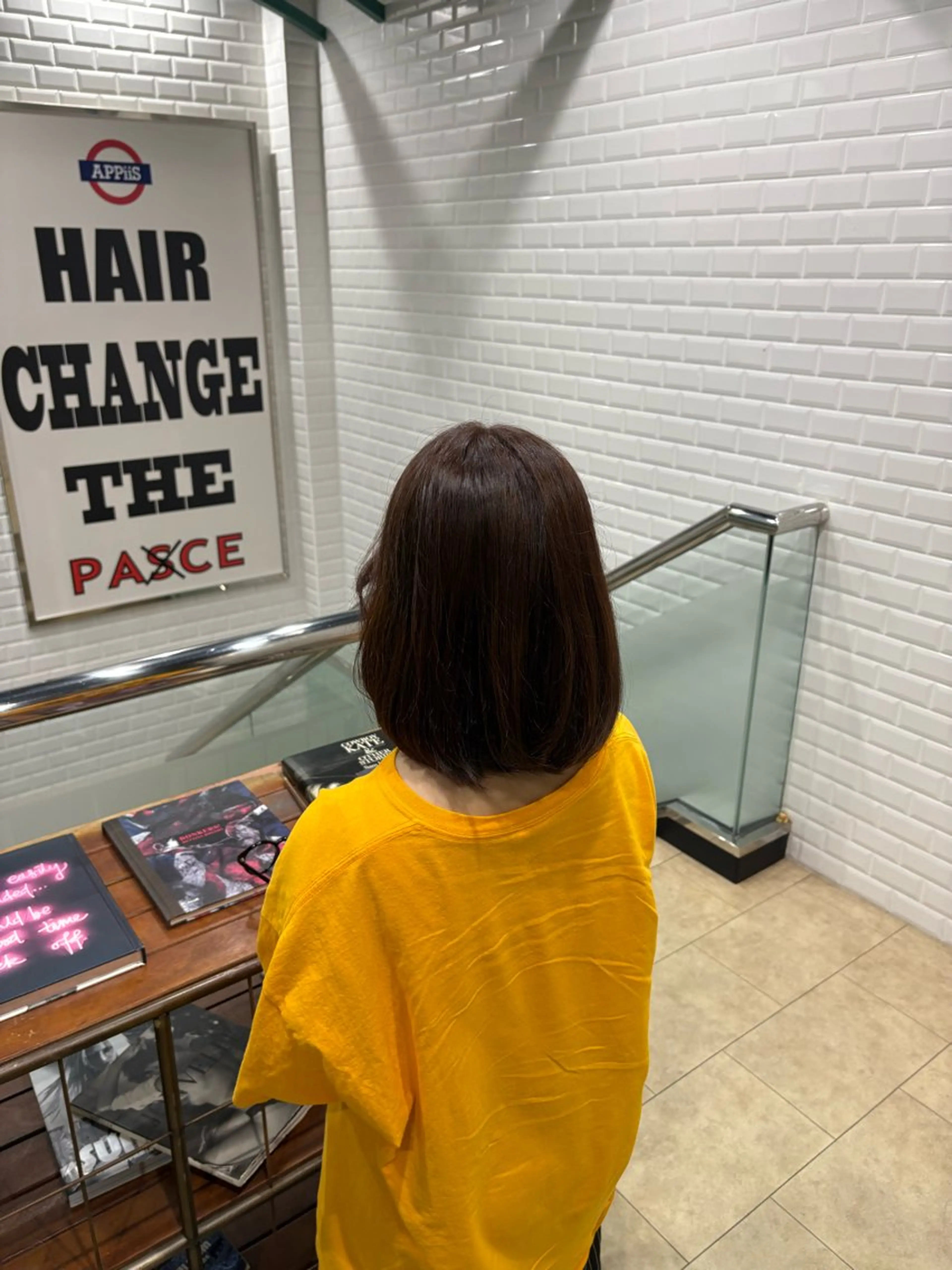 カラー オレンジ appiis所属・カラーモデル募集中 🌟  西田 陸🌟のヘアスタイル