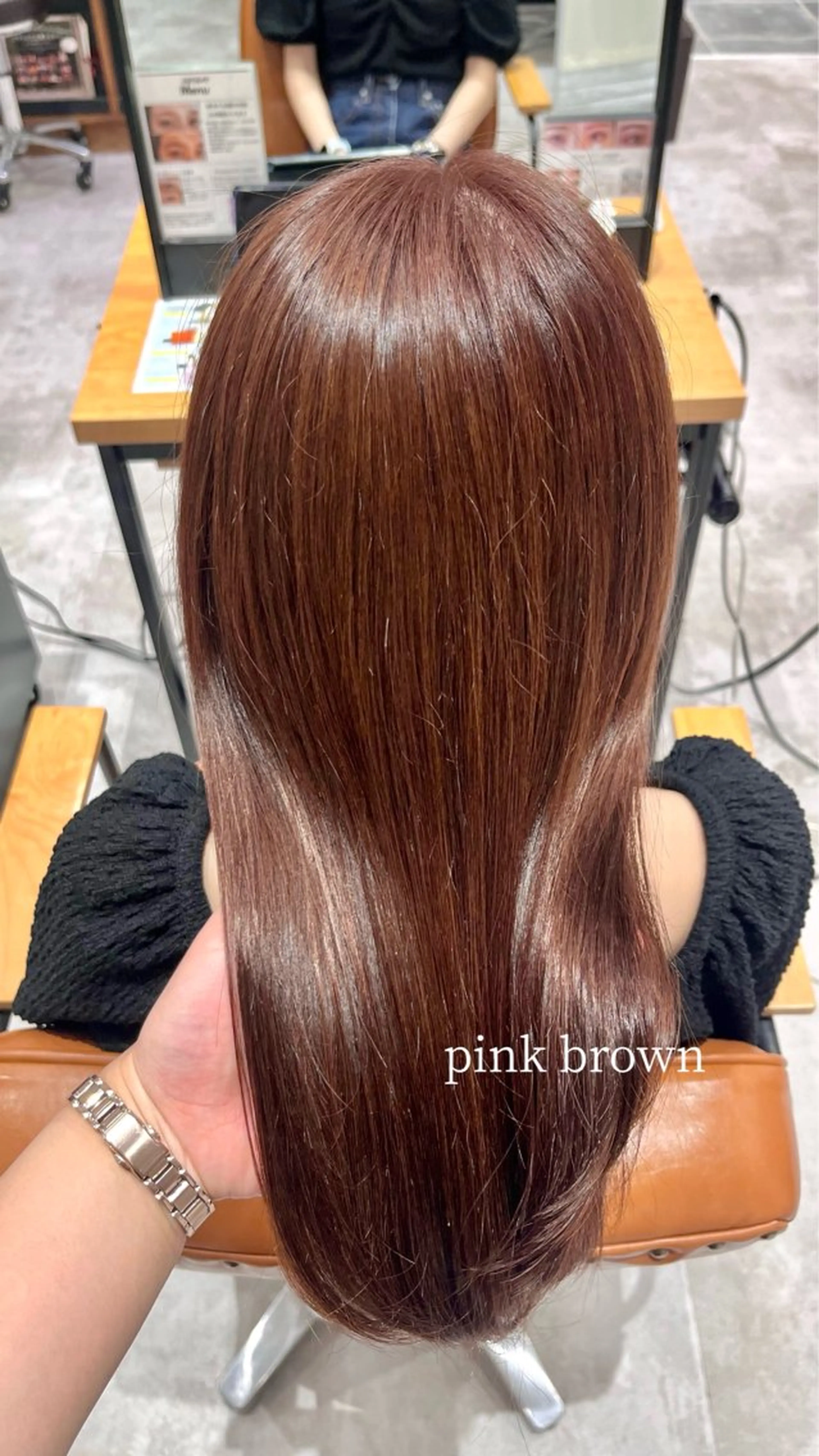 カラー ブラウンカラー 透明感カラー ピンクカラー ヘアカラー ☘️トリートメント /暖色seira🌼のヘアスタイル