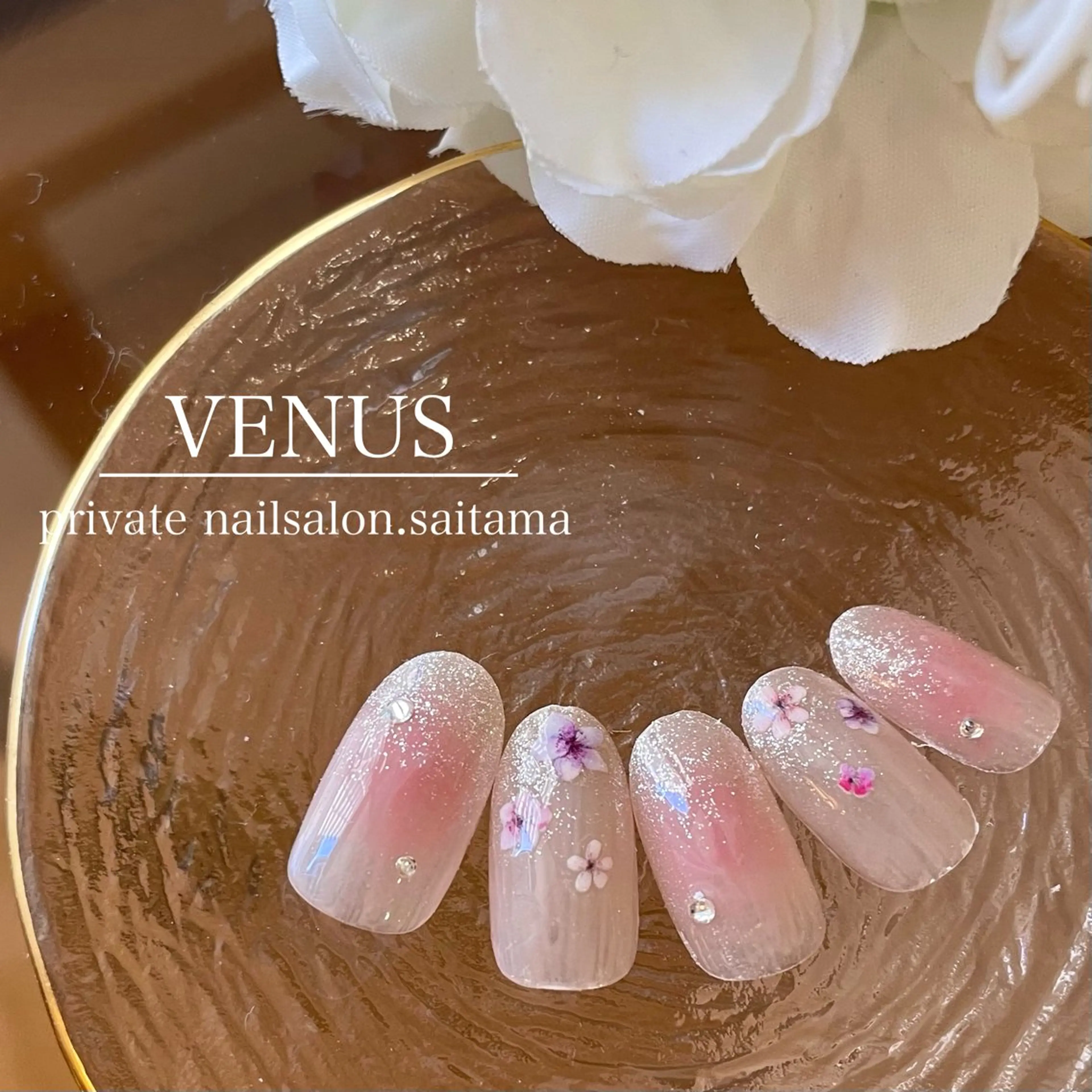 ネイル チークネイル ハンドネイル nailsalon VENUSのネイルデザイン