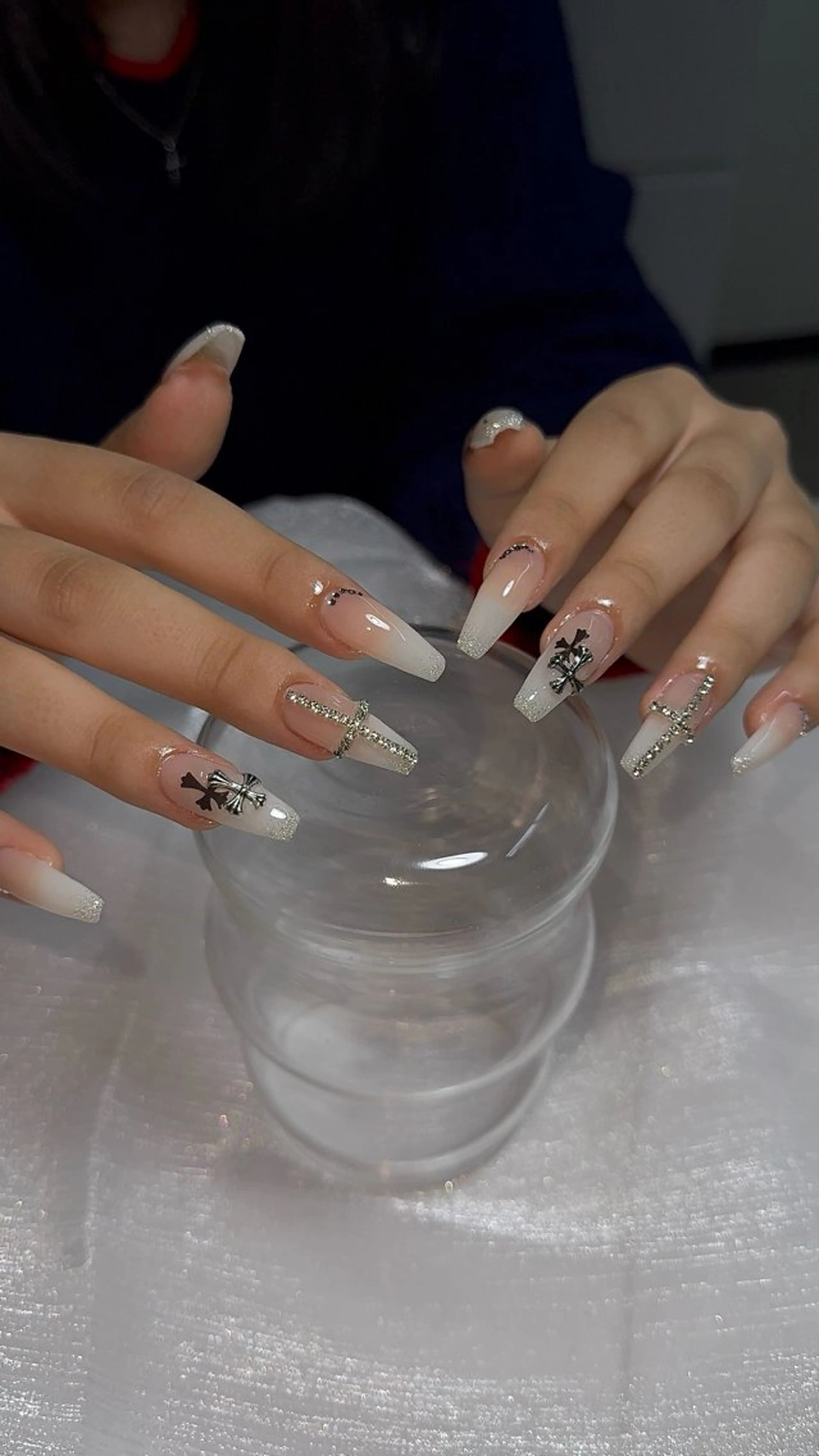 ネイル フレンチネイル 韓国ネイル マグネットネイル メンズネイル ニュアンスネイル ハンドネイル GRANDE大須 Cecil💜のネイルデザイン