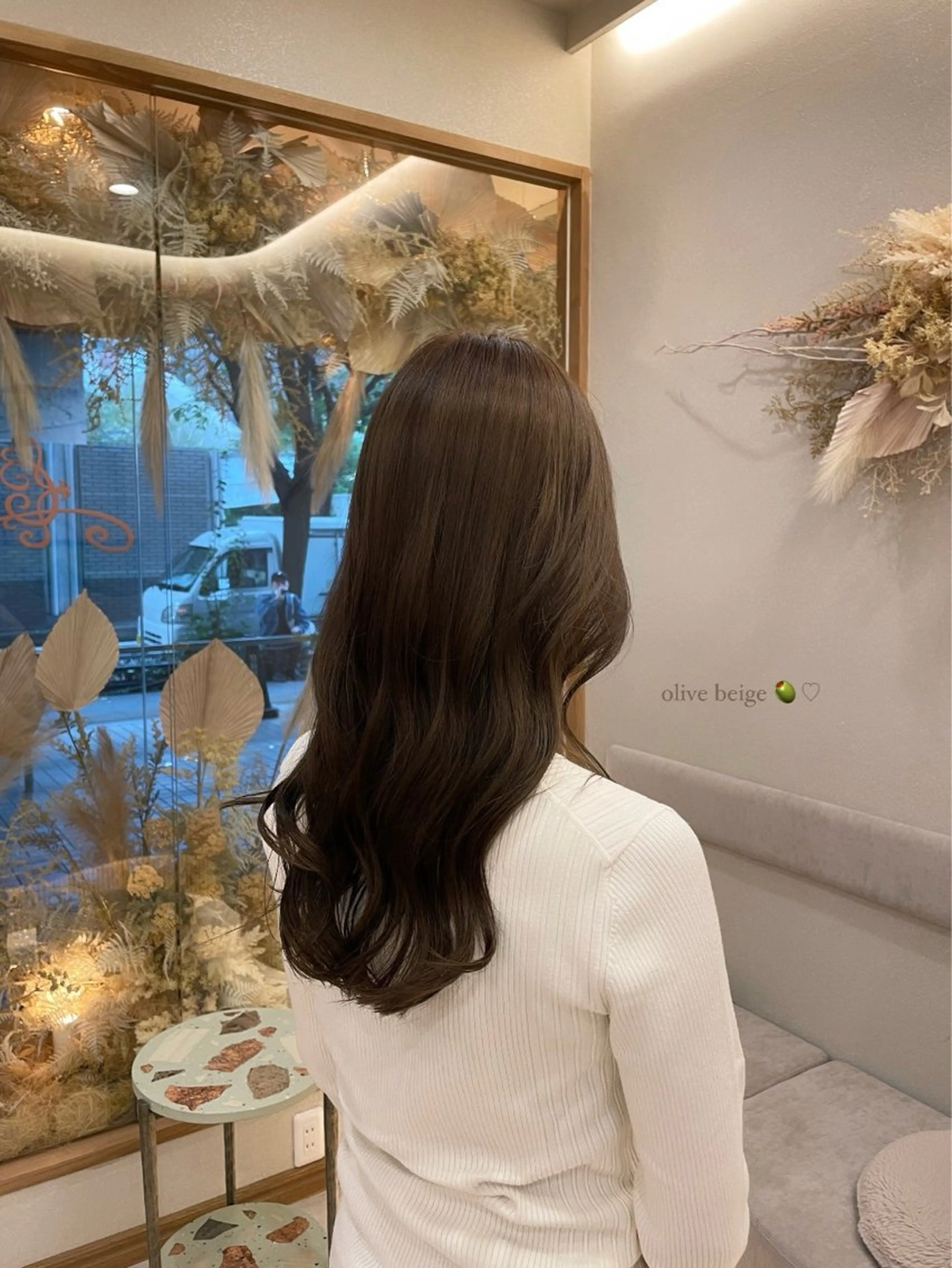 ロング カラー 透明感カラー 穴吹 涼のヘアスタイル