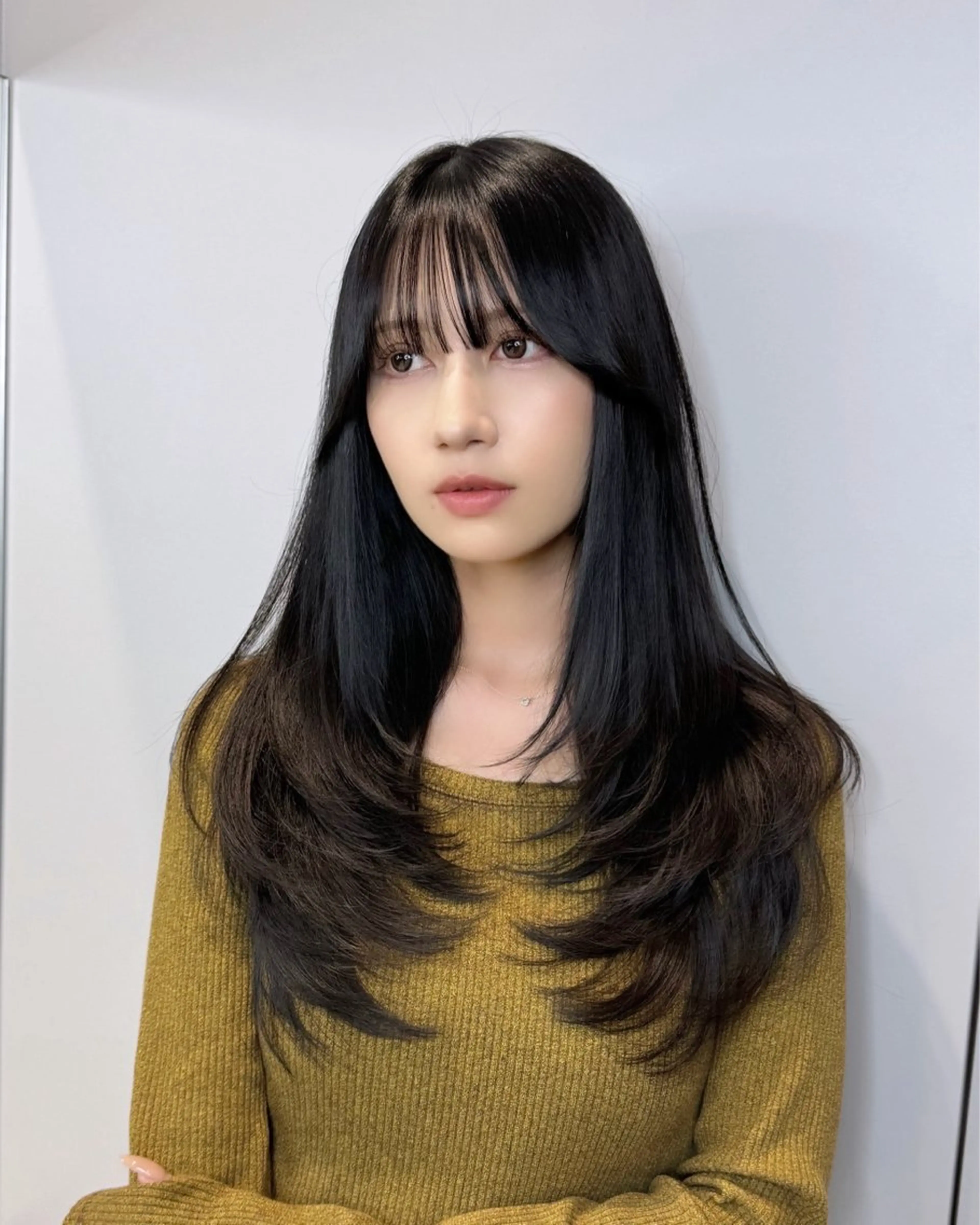 セミロング カラー カット ヘアカラー 🦋韓国系指名No1 店長/圓山 祐也🦋のヘアスタイル
