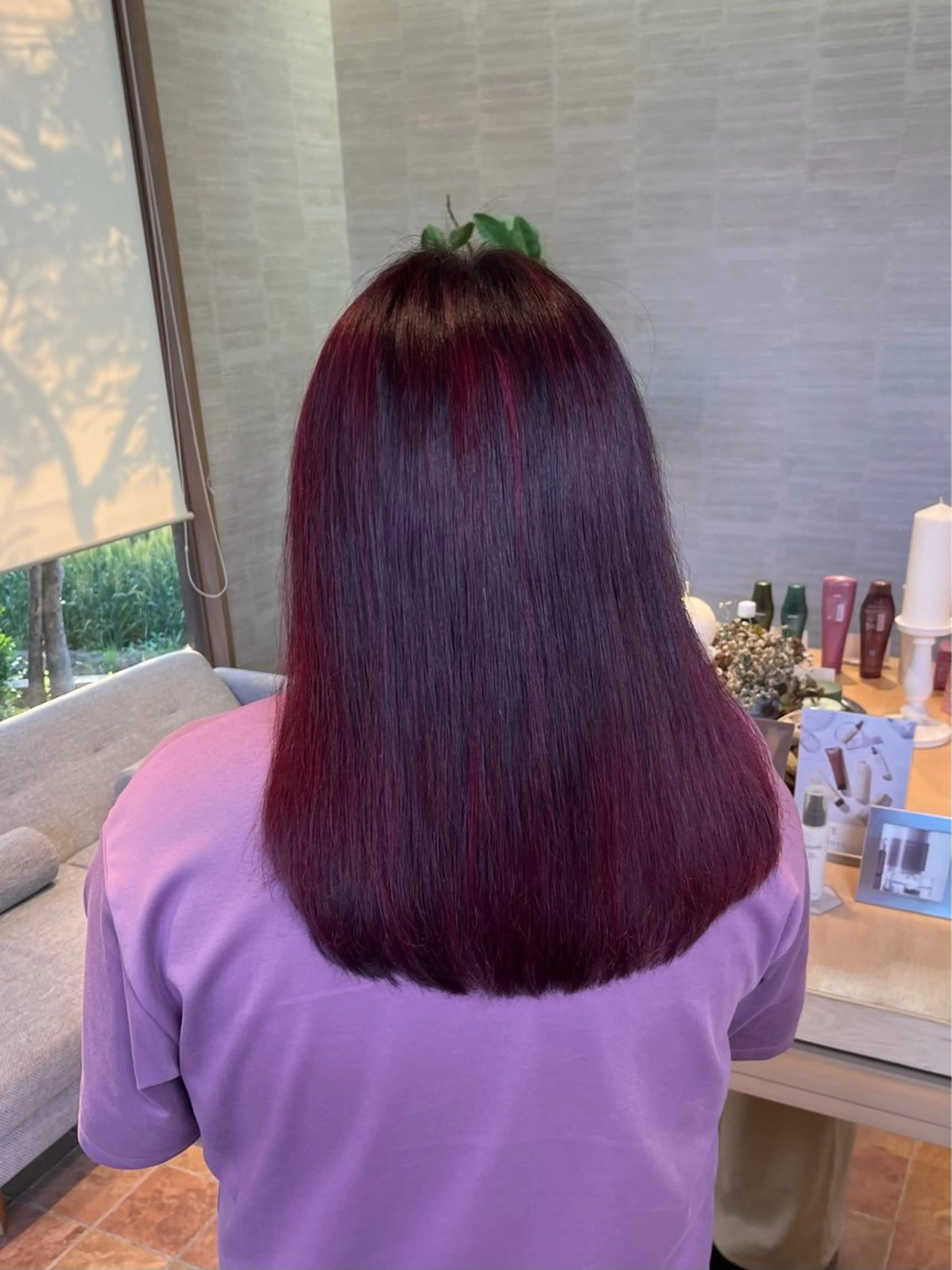 ロング アッシュ ハイライト Hair...DiA YUNAのヘアスタイル